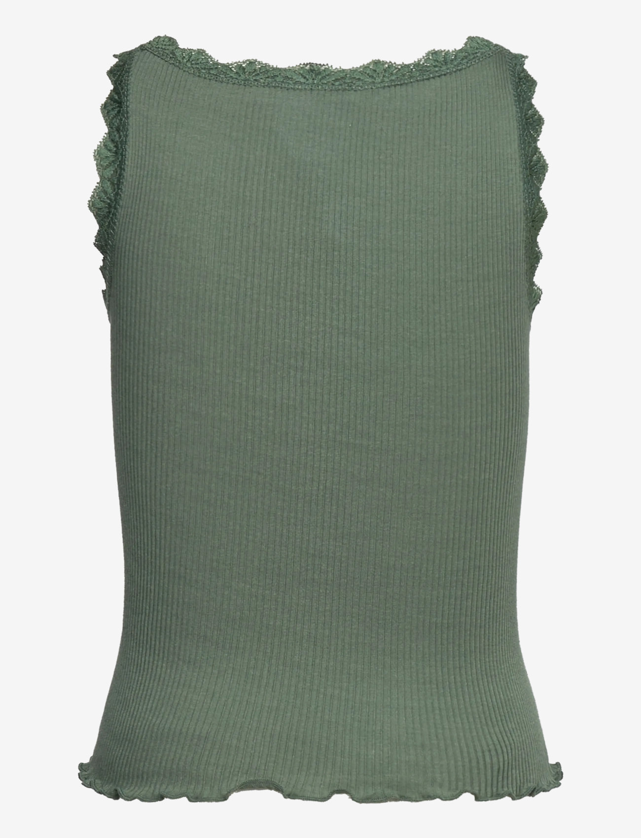 Rosemunde Kids - RKBalta Modal SL Short Lace Top - tanktops - laurel wreath - 1