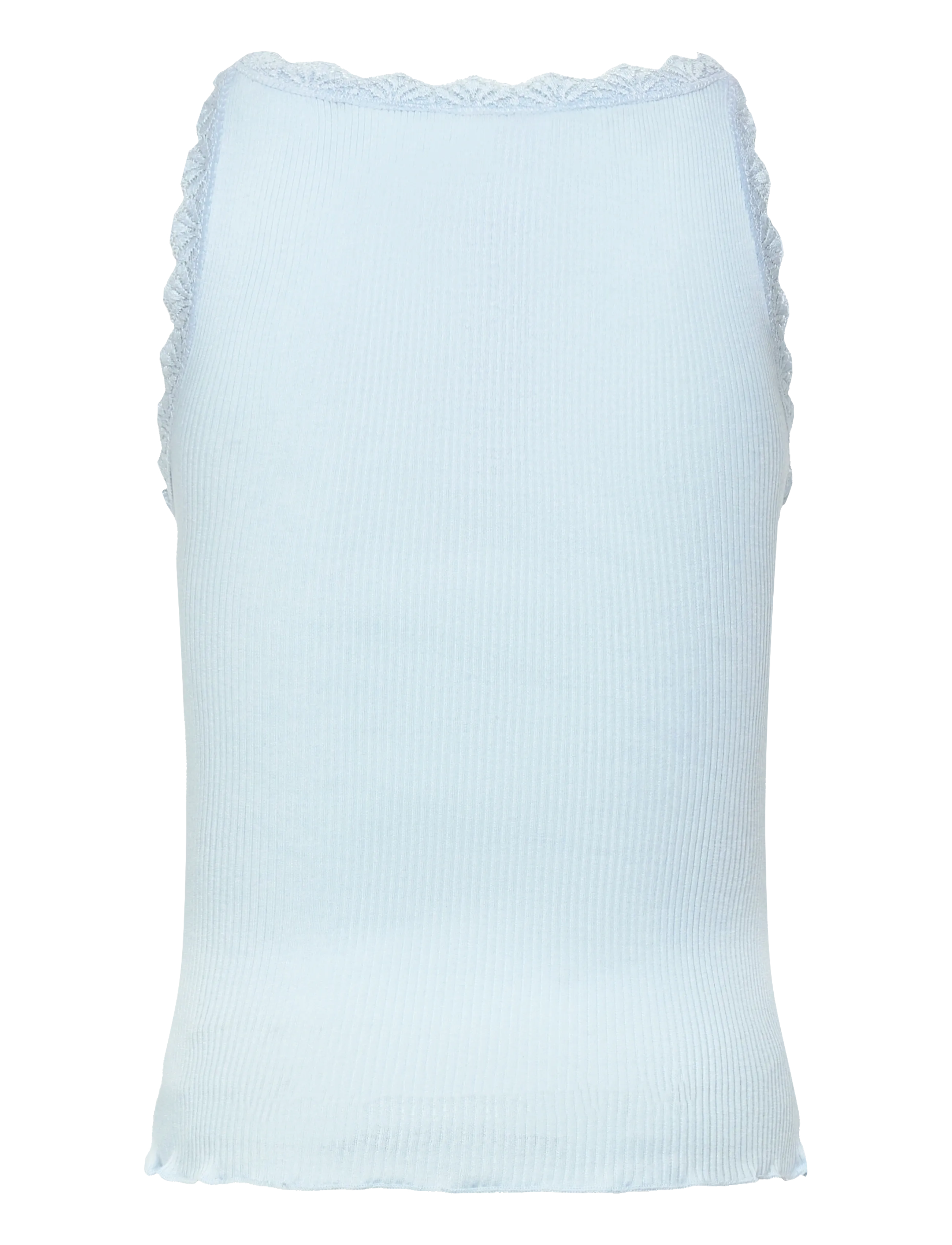 Rosemunde Kids - RKBalta Modal SL Short Lace Top - Ærmeløs undertrøje - nantucket blue - 1