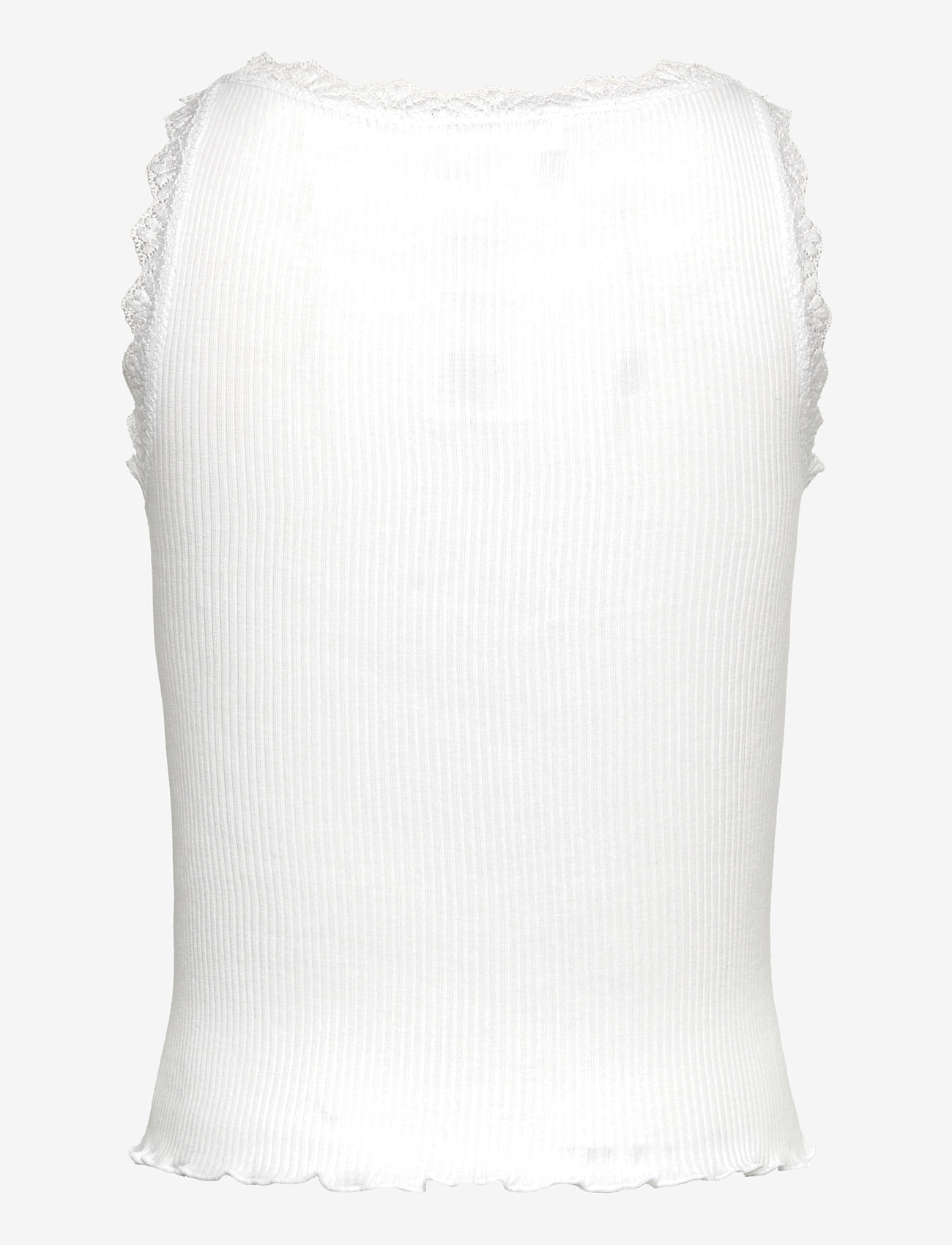 Rosemunde Kids - RKBalta Modal SL Short Lace Top - tanktops - new white - 1