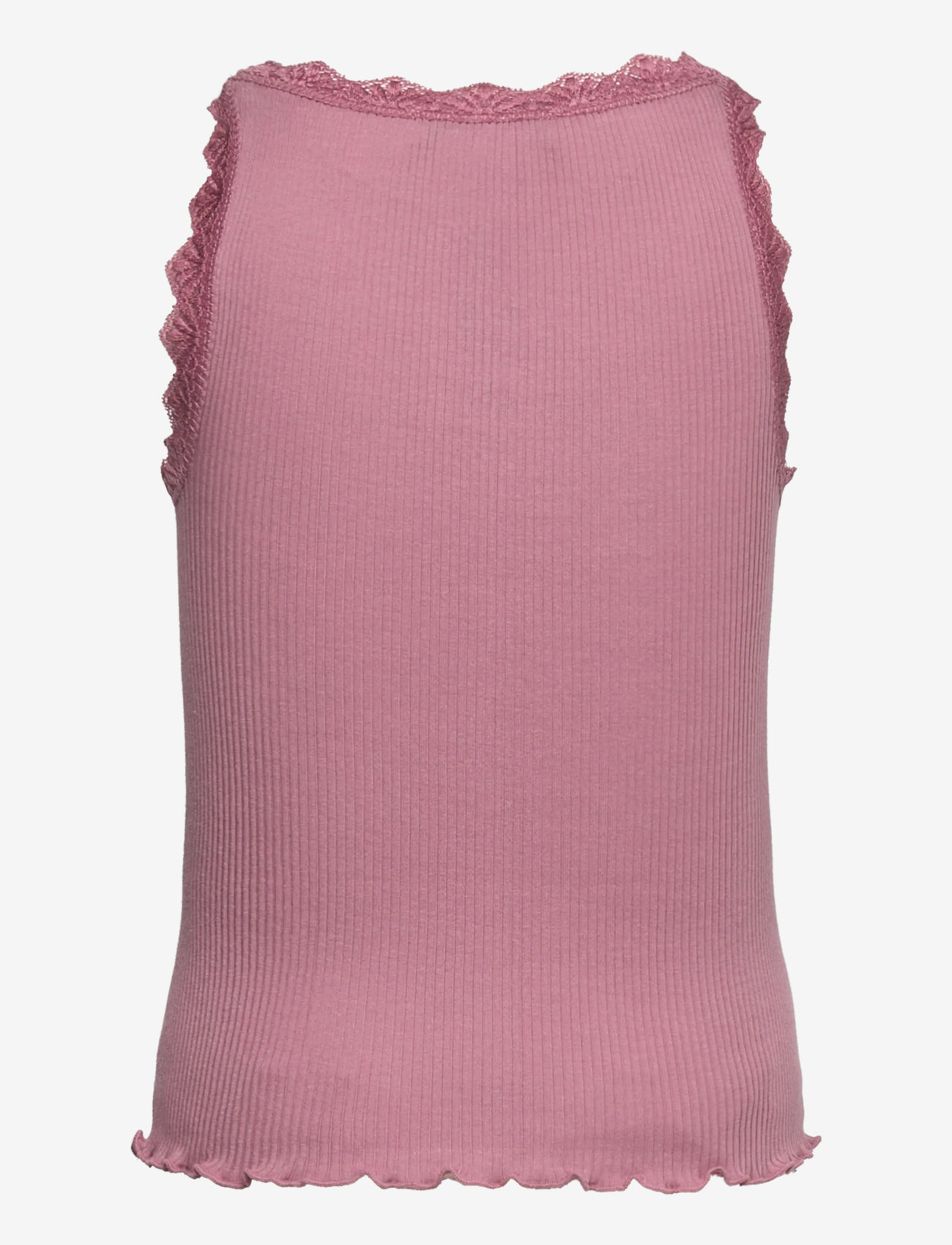 Rosemunde Kids - RKBalta Modal SL Short Lace Top - linnen - nostalgia rose - 1