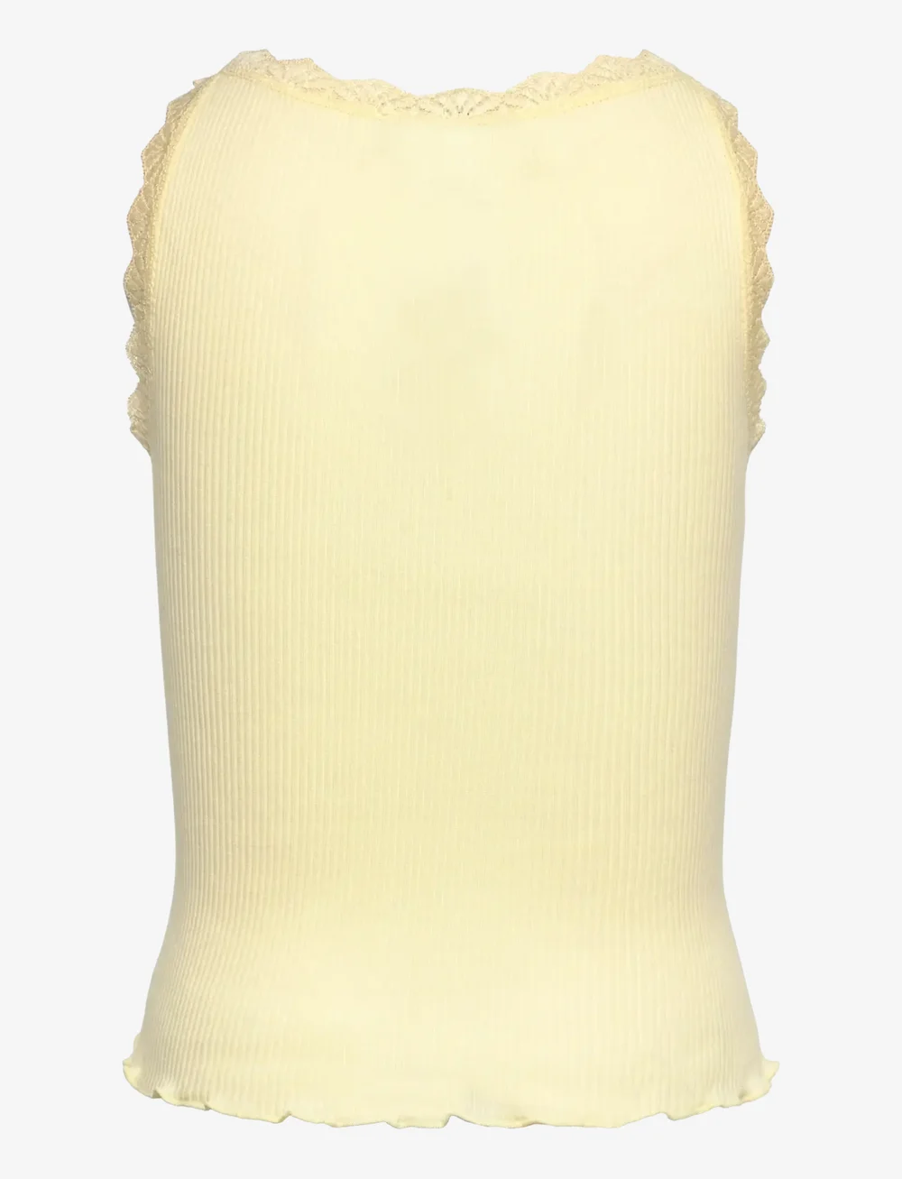 Rosemunde Kids - RKBalta Modal SL Short Lace Top - linnen - pastel yellow - 1