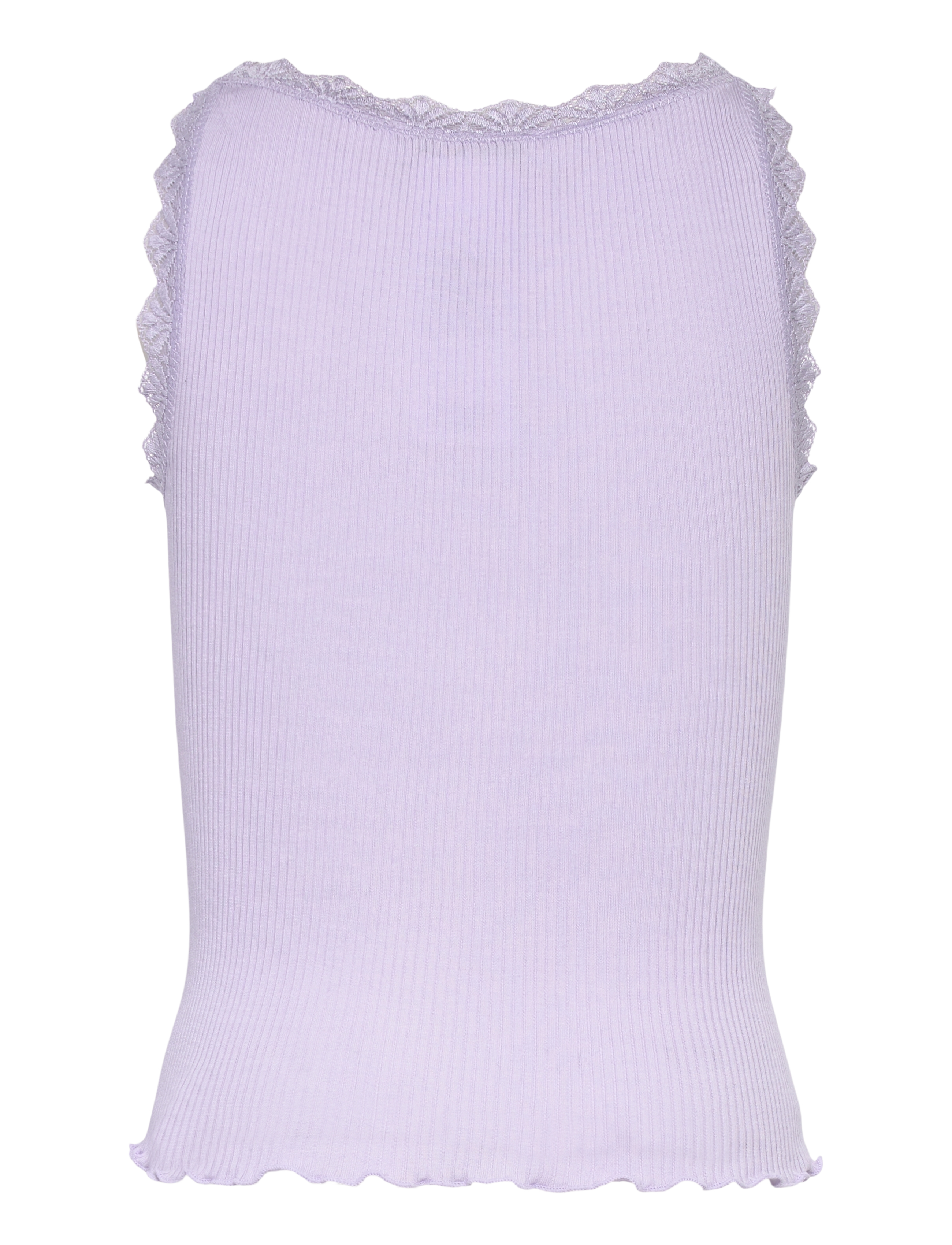 Rosemunde Kids - RKBalta Modal SL Short Lace Top - Õlapaeltega topid - purple heather - 1