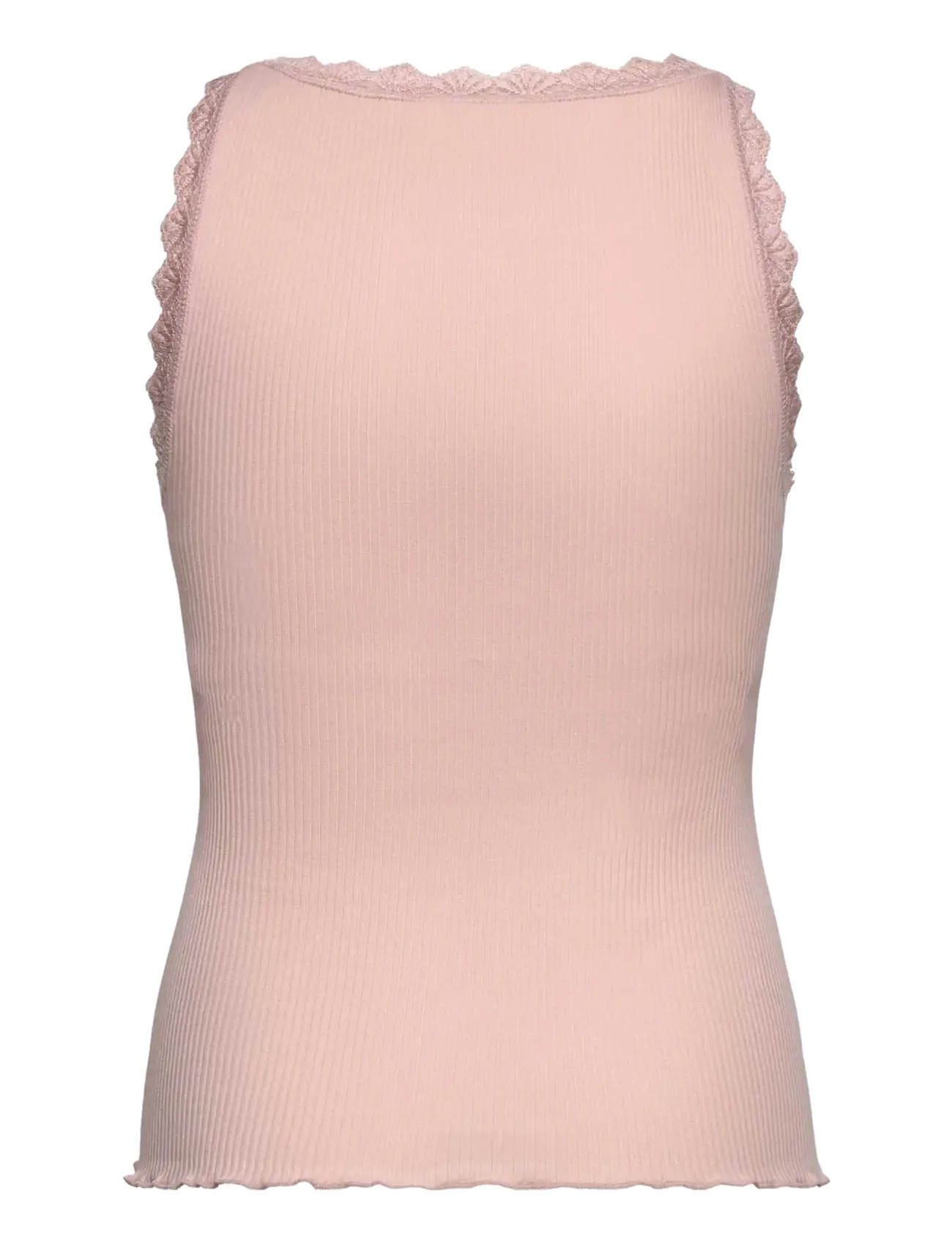 Rosemunde Kids - RKBalta Modal SL Short Lace Top - palaidinukės be rankovių - rose smoke - 1