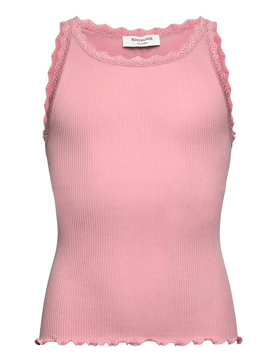 Rosemunde Kids - RKBalta Modal SL Short Lace Top - tanktops - zephyr - 0