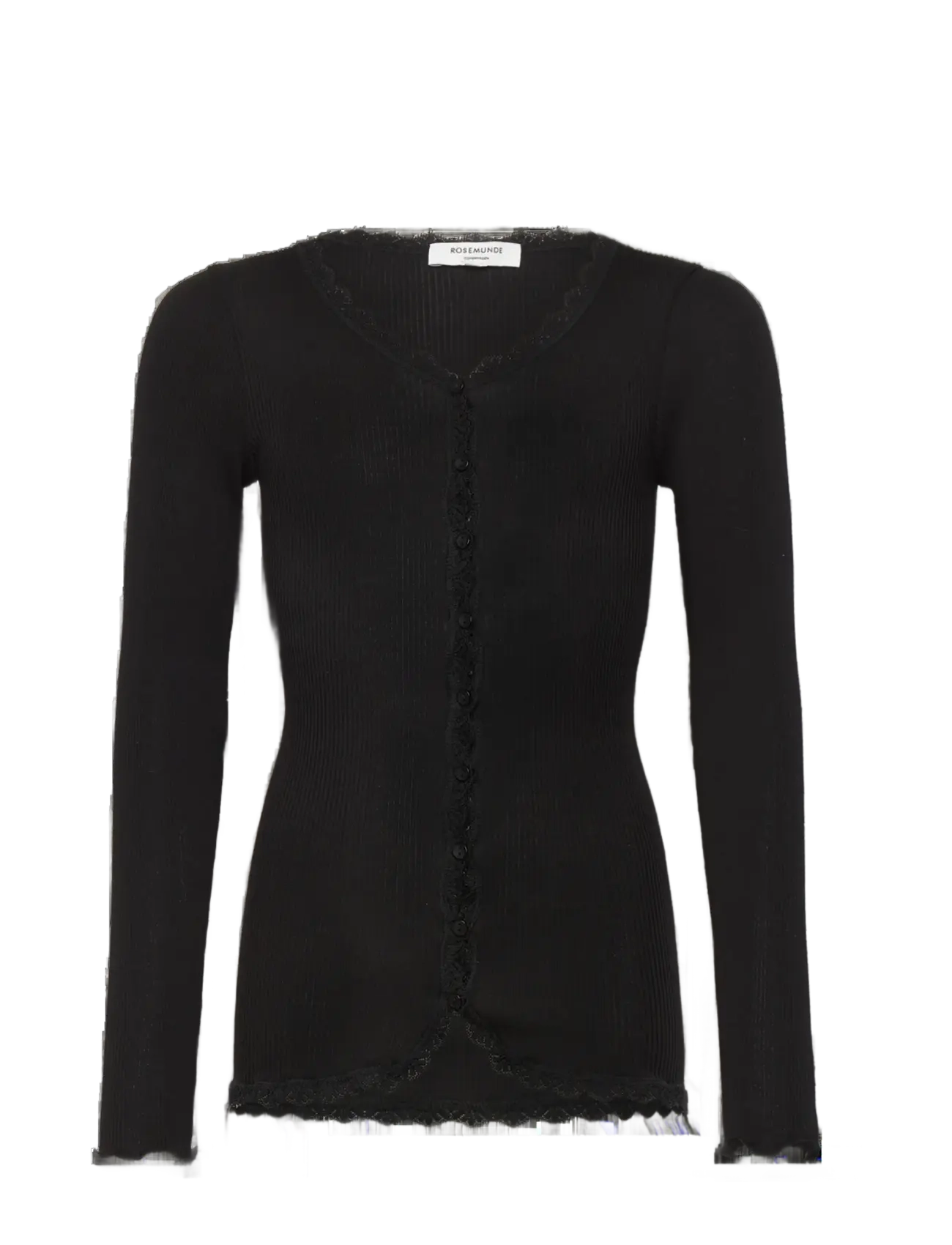ROSEMUNDE Kinder Rkbalta Modal Ls Strickjacke Cardigan Schwarz - 140 - Kinder
