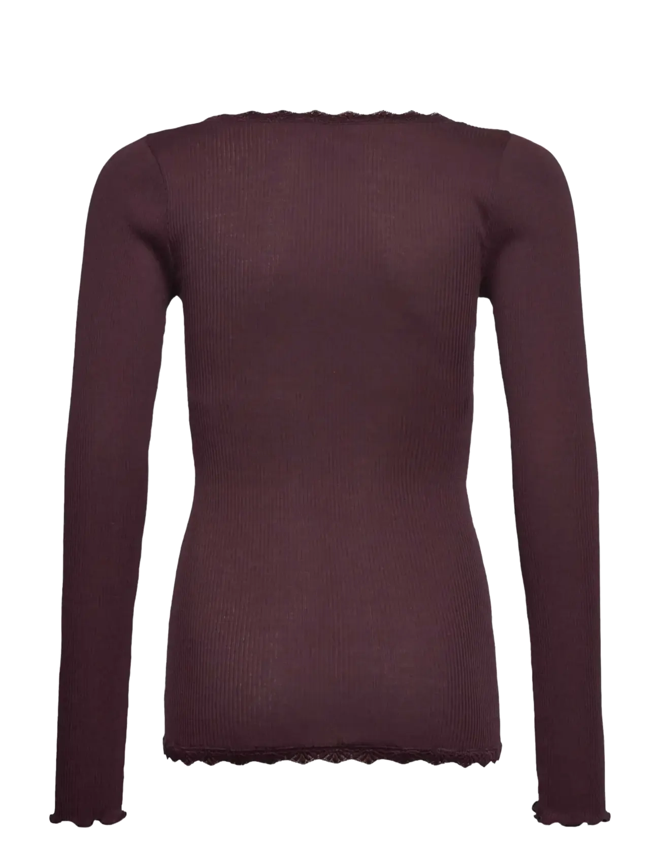 Rosemunde Kids - RKBalta Modal LS Lace Cardigan - cardigans - ganache - 1