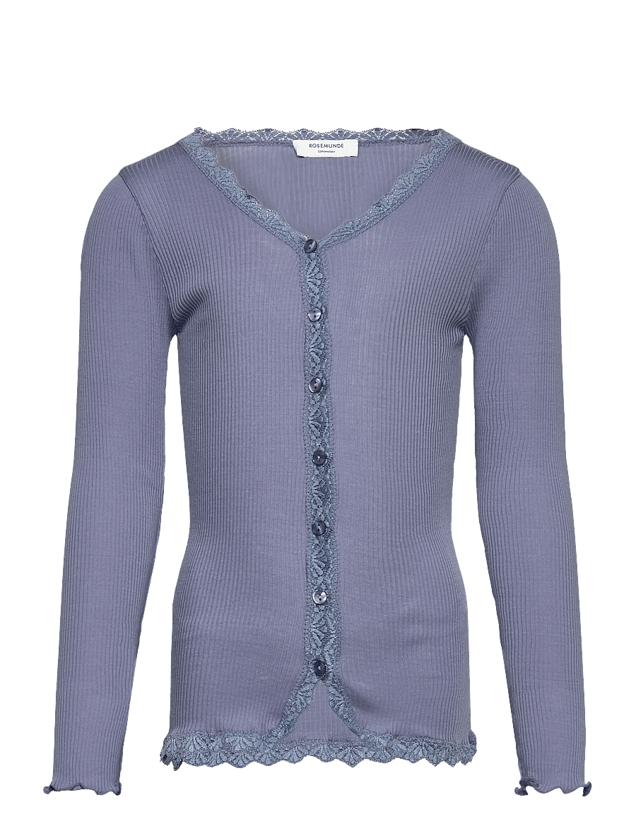 Rosemunde Kids - RKBalta Modal LS Lace Cardigan - cardigans - infinity - 0