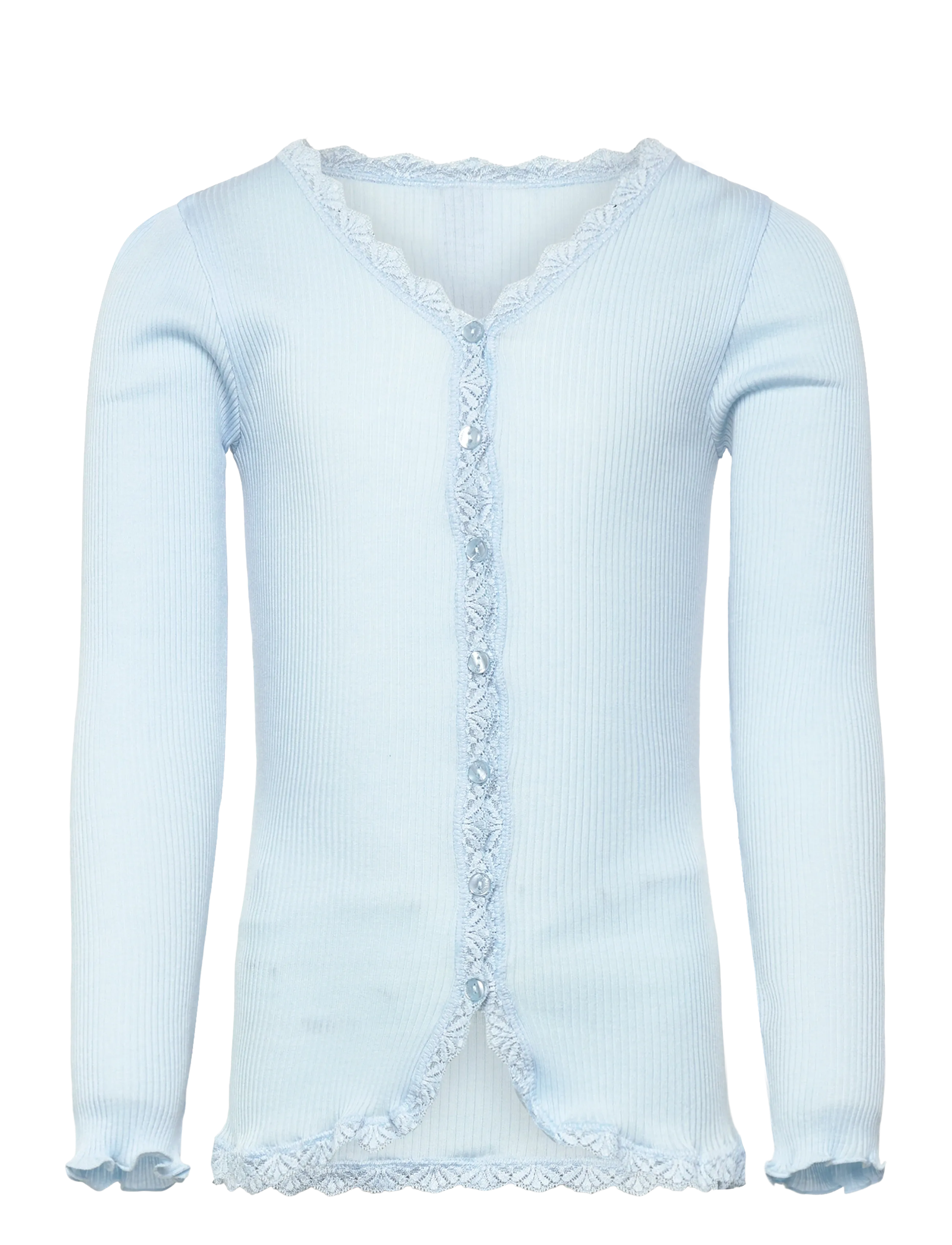 ROSEMUNDE Kinder Rkbalta Modal Ls Strickjacke Cardigan Blau - 140 - Kinder