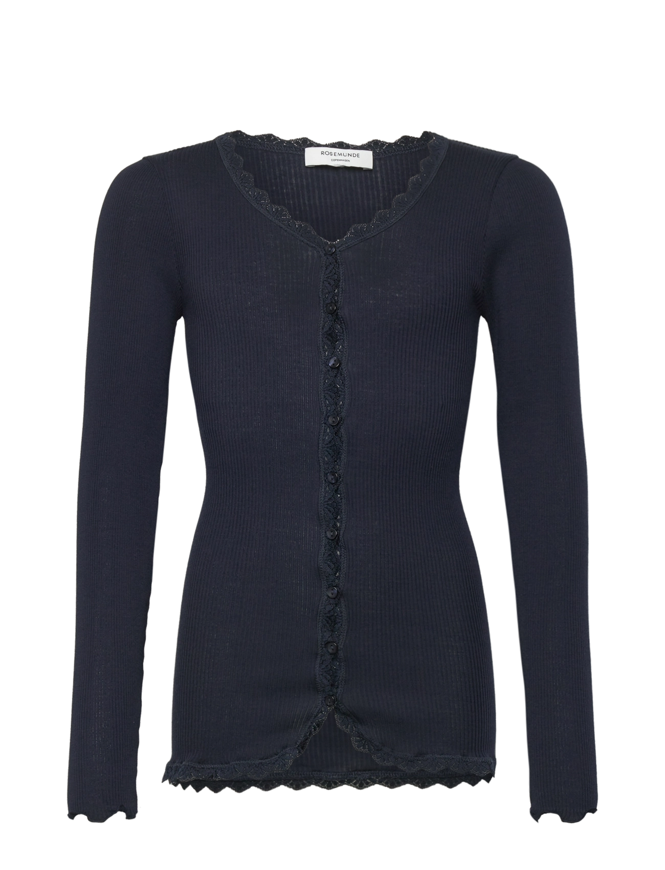 ROSEMUNDE Kinder Rkbalta Modal Ls Strickjacke Cardigan Navy - 140 - Kinder
