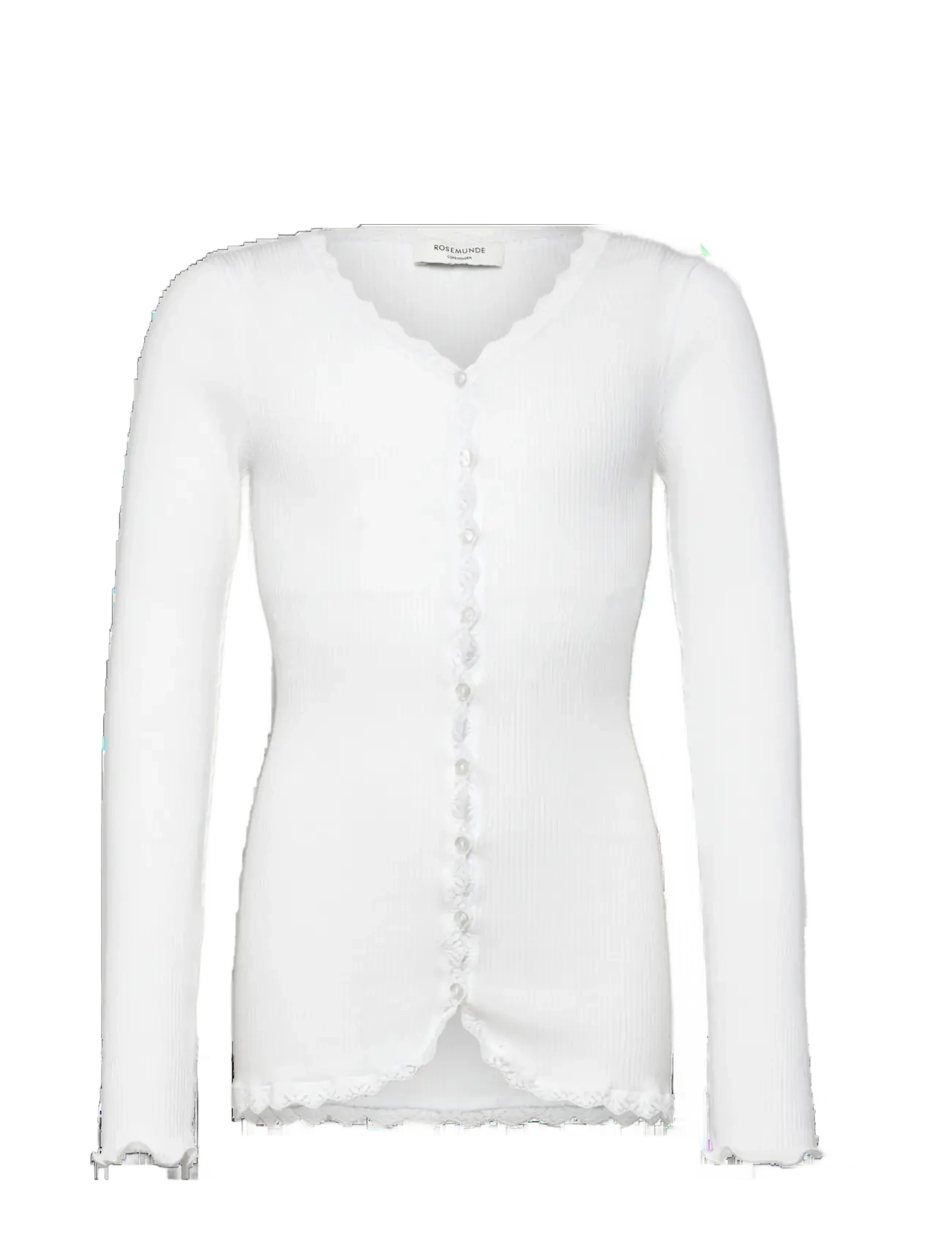 ROSEMUNDE Kinder Rkbalta Modal Ls Strickjacke Cardigan Weiß - 140 - Kinder