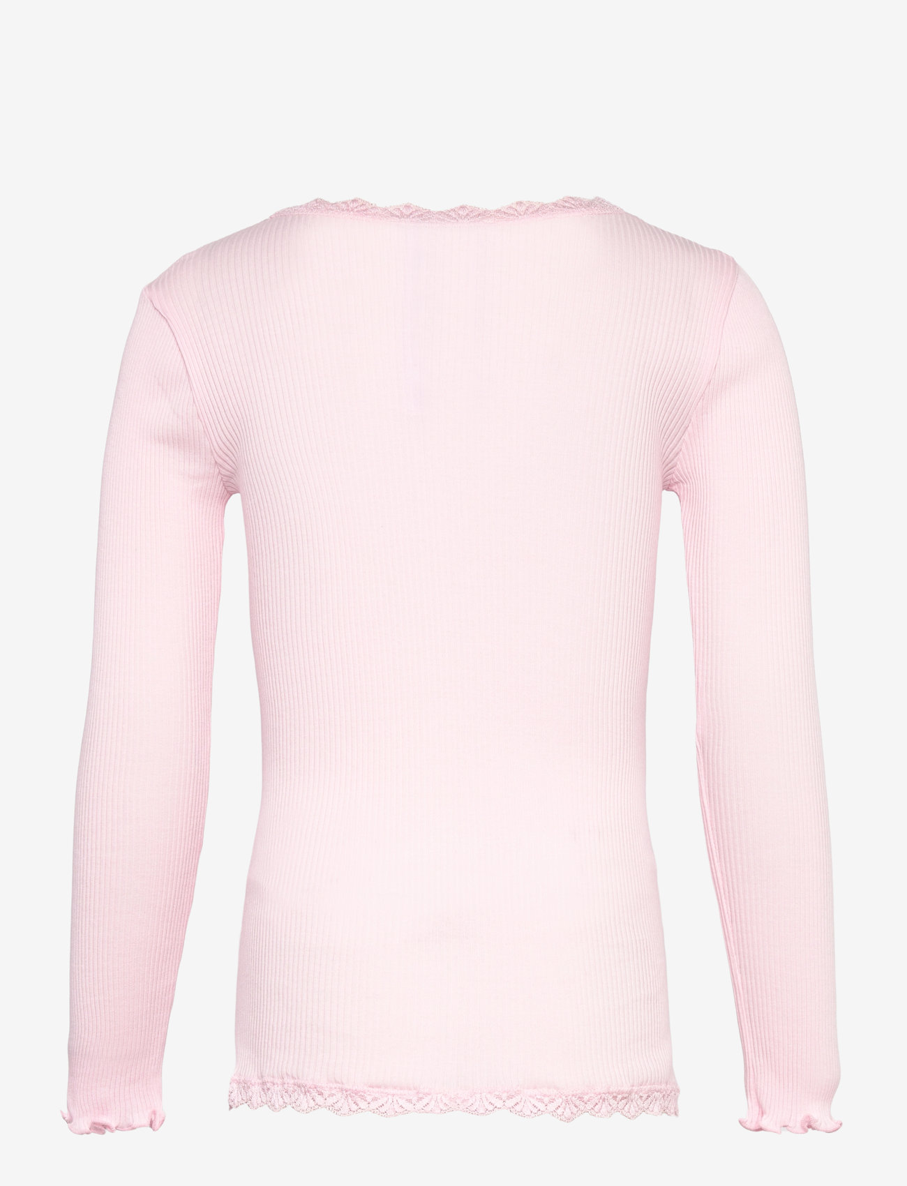 Rosemunde Kids - RKBalta Modal LS Lace Cardigan - koftor - pink-a-boo - 1