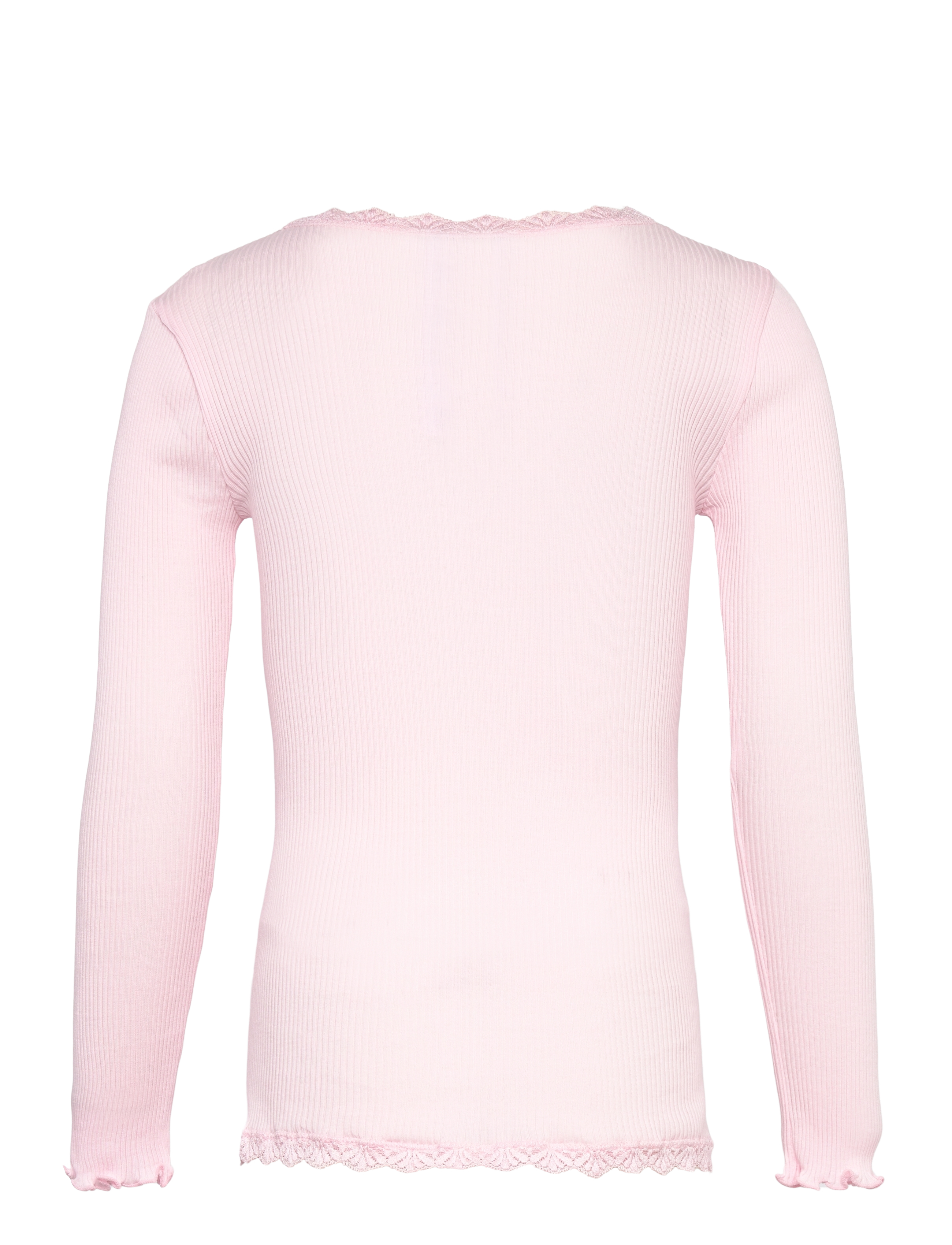 Rosemunde Kids - RKBalta Modal LS Lace Cardigan - cardigans - pink-a-boo - 1