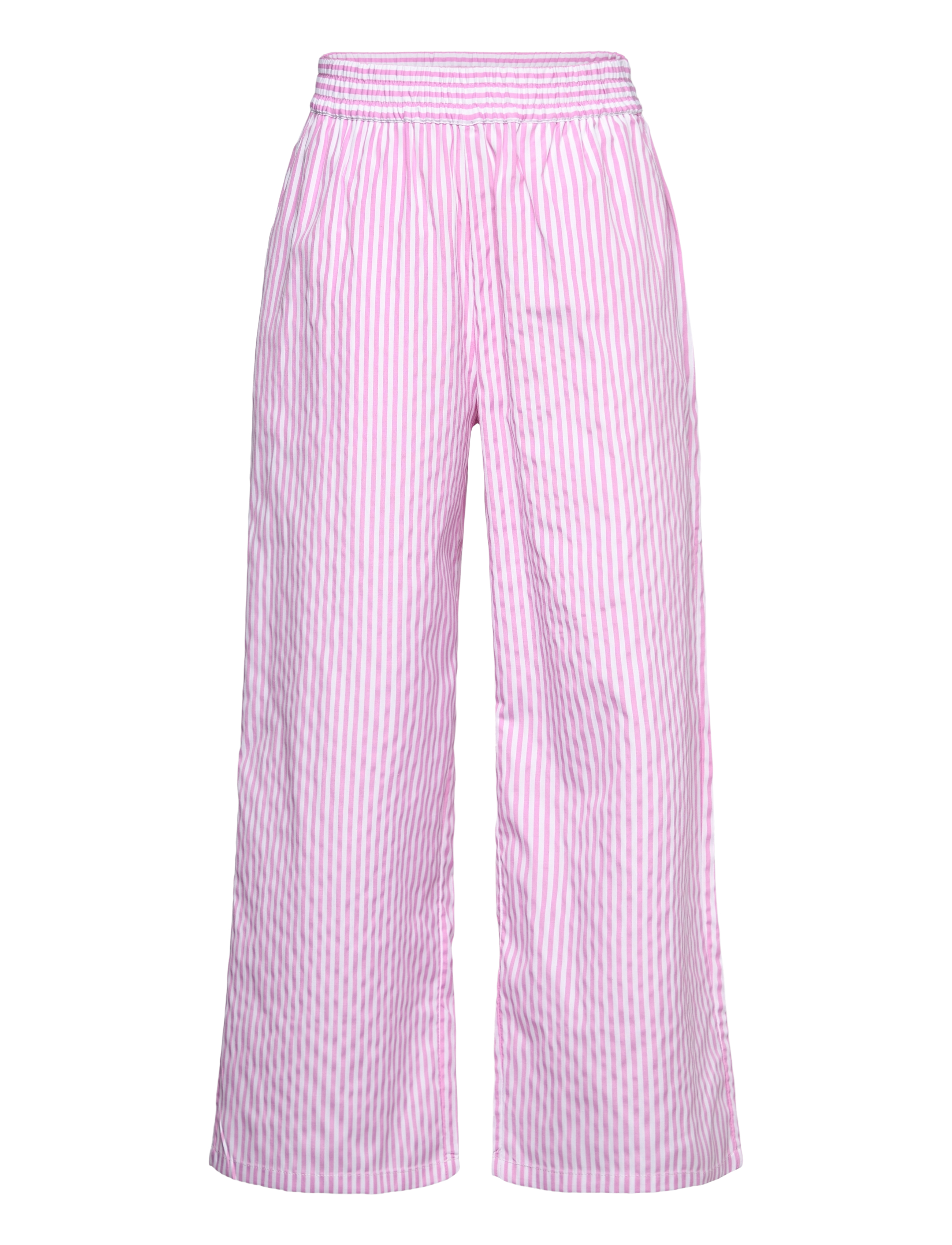 Rosemunde Kids RKIvy Straight Trousers - App deal - PINK-A-BOO STRIPE / pink/rose