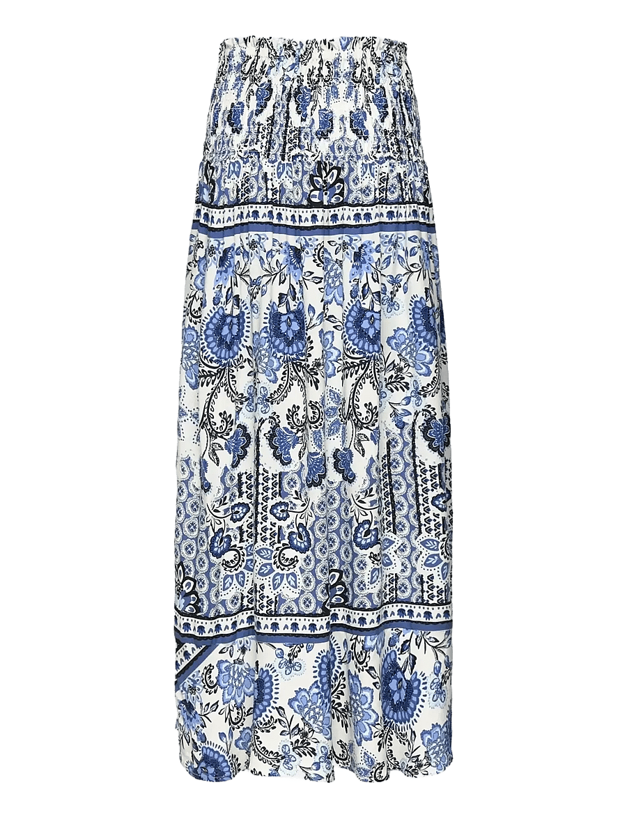 Rosemunde Kids - RKElif Long Skirt - maxi skirt - blue boho print - 1