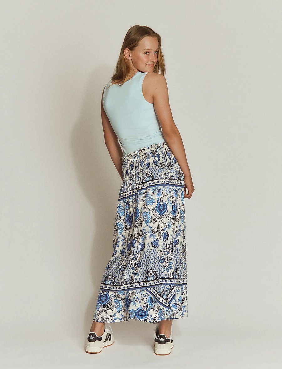 Rosemunde Kids - RKElif Long Skirt - maxi skirt - blue boho print - 3