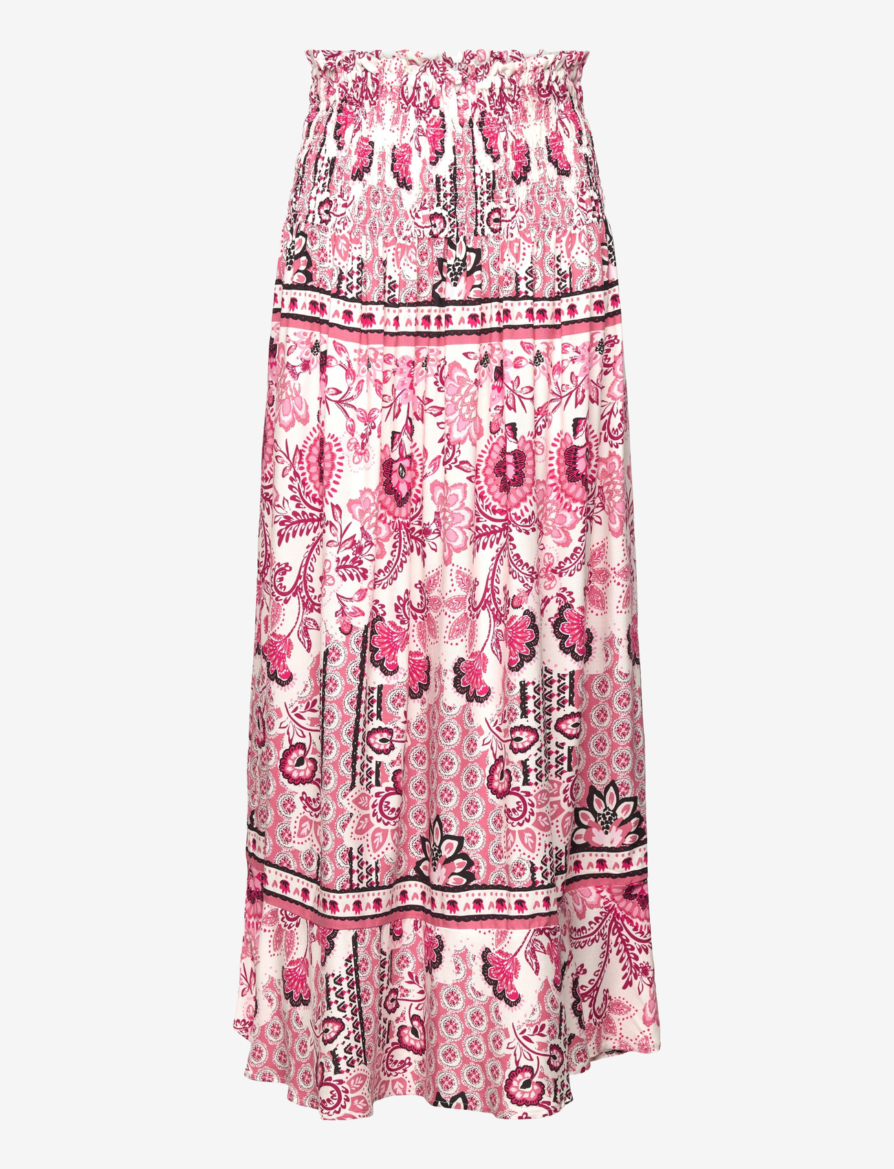 Rosemunde Kids - RKElif Long Smock Skirt - maksiseelikud - pink boho print - 0