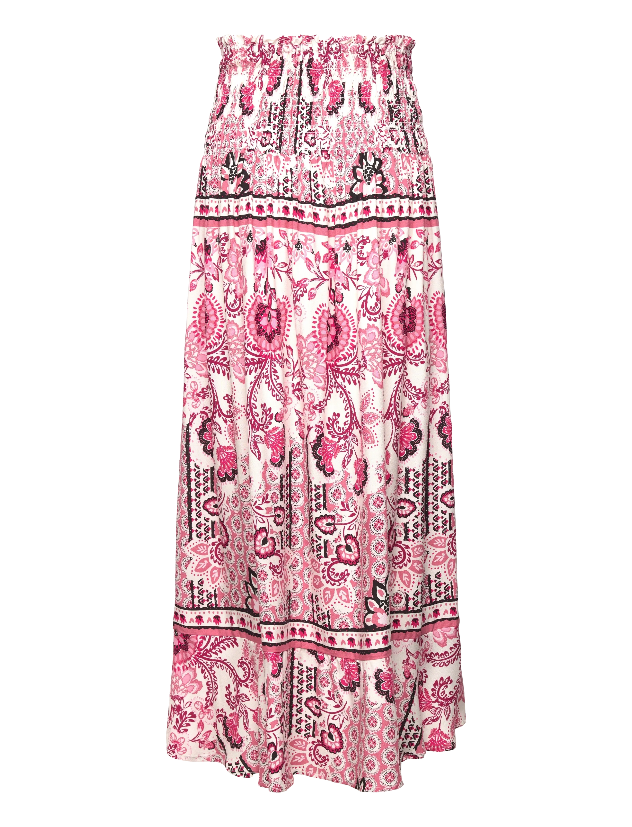 Rosemunde Kids - RKElif Long Skirt - maxi skirt - pink boho print - 1