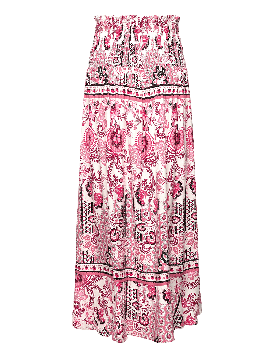 Rosemunde Kids - RKElif Long Skirt - maxi skirt - pink boho print - 1