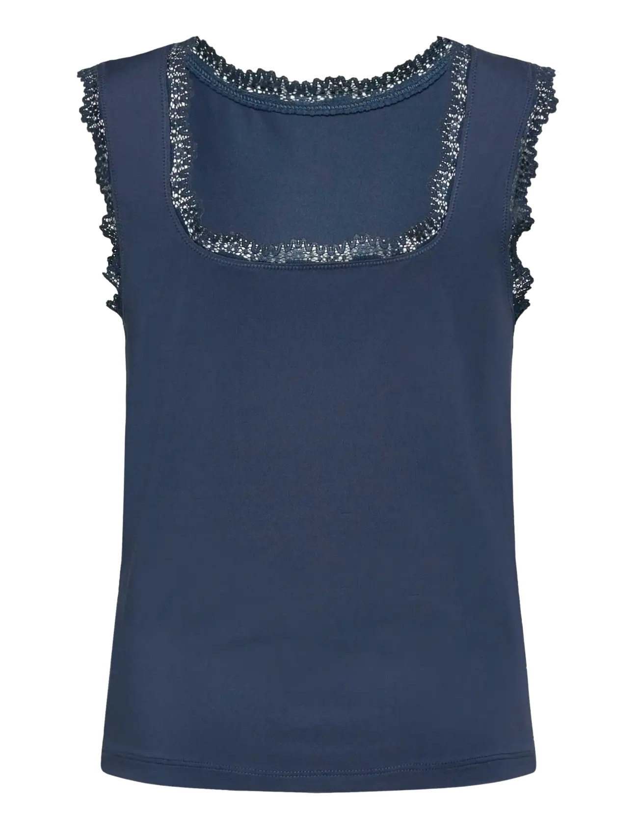 Rosemunde Kids - RKBillie SL Square Lace Top - tanktops - insignia blue - 2