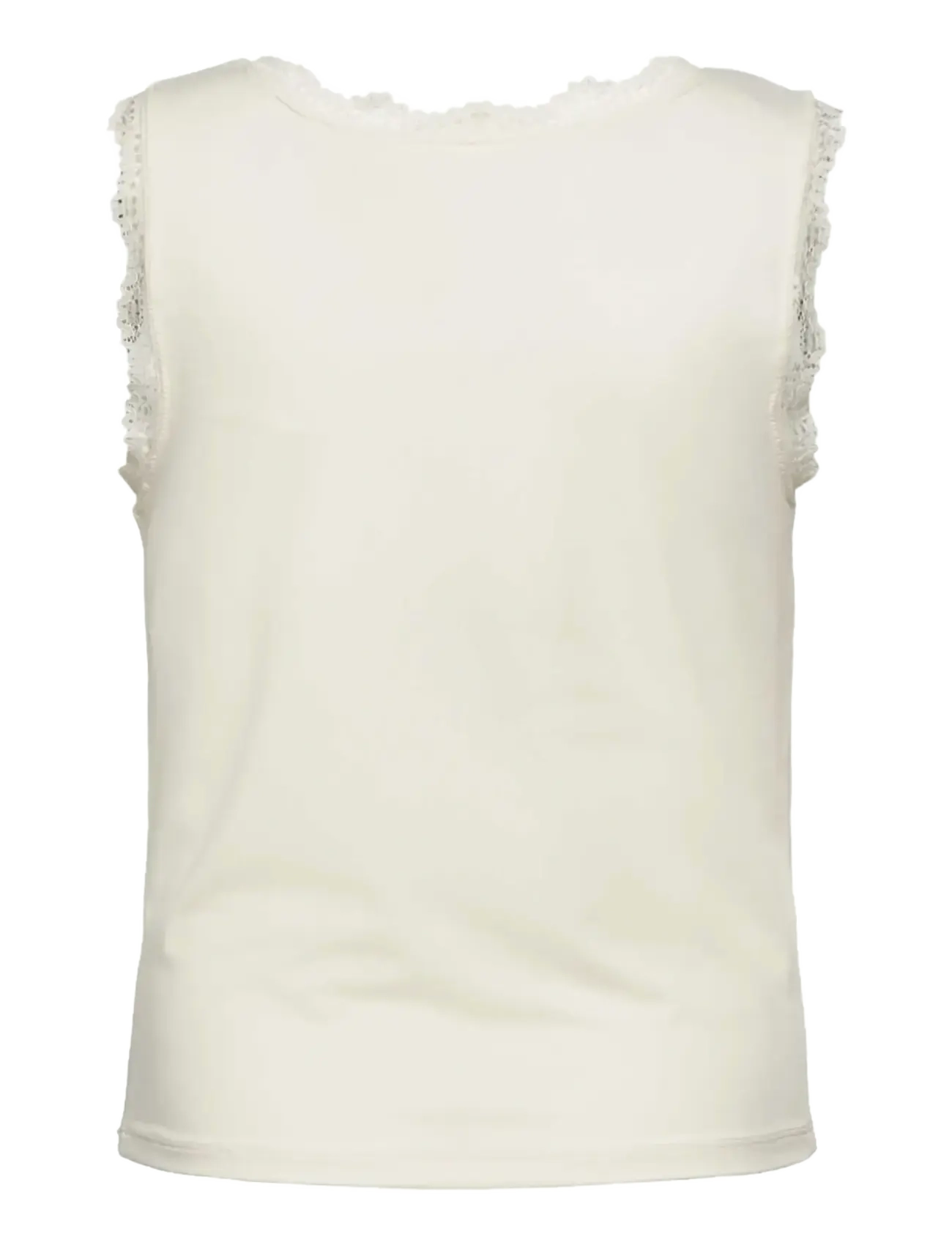 Rosemunde Kids - RKBillie SL Square Lace Top - tanktops - ivory - 1