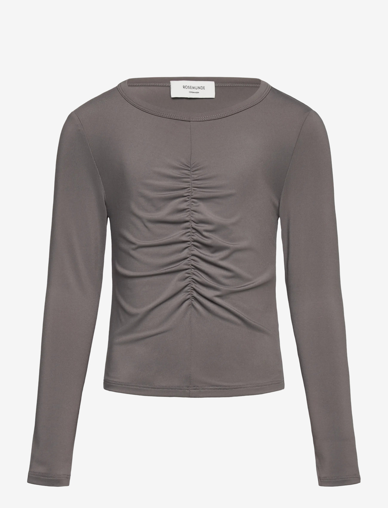 Rosemunde Kids - RKBillie LS Short Wrinkle T-shirt - långärmade t-shirts - december sky - 0