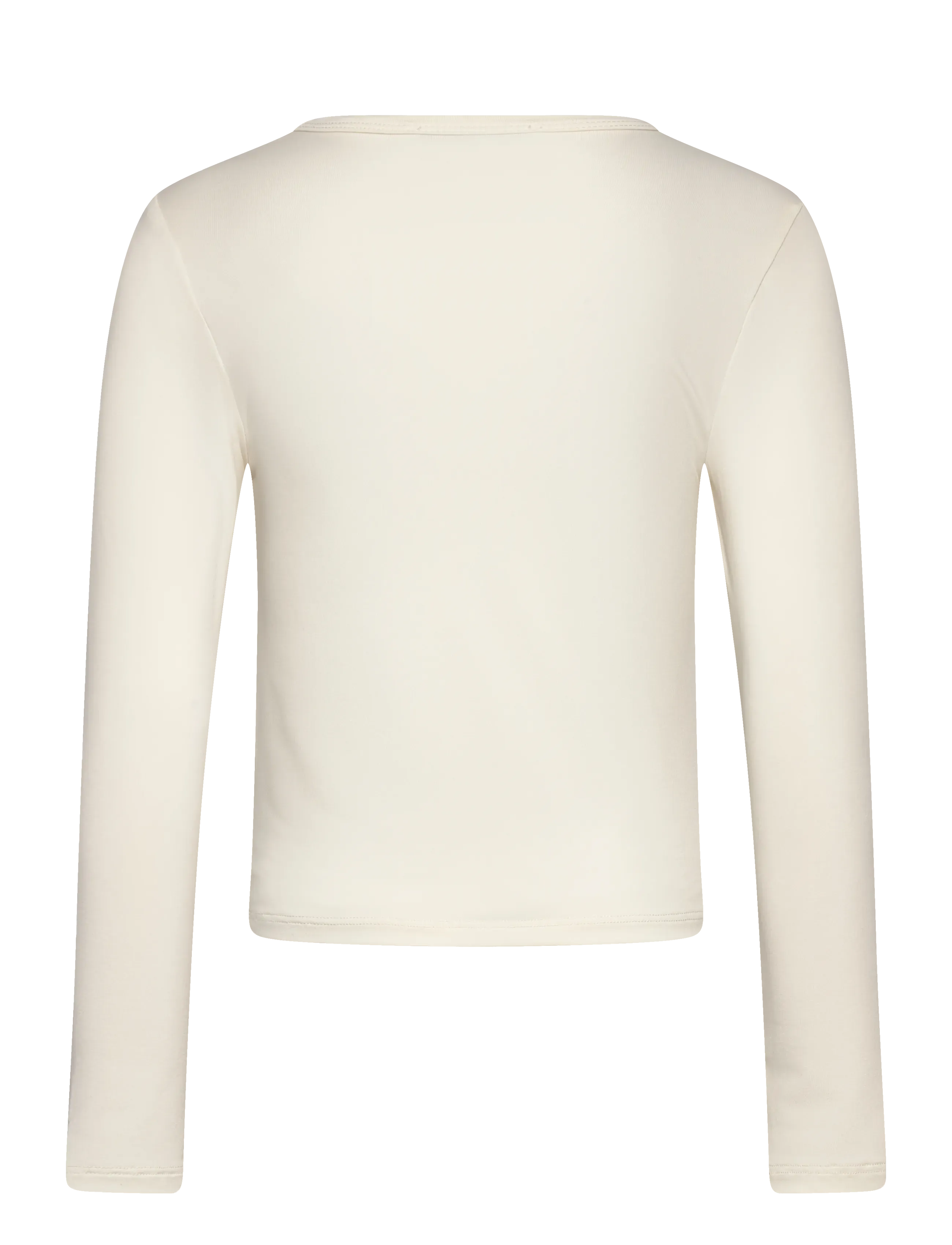 Rosemunde Kids - RKBillie LS Short Wrinkle T-shirt - t-shirts à manches longues - ivory - 1