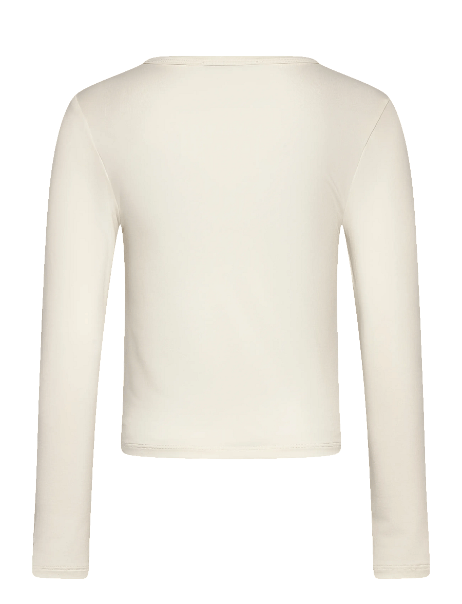 Rosemunde Kids - RKBillie LS Short Wrinkle T-shirt - langärmelig - ivory - 1