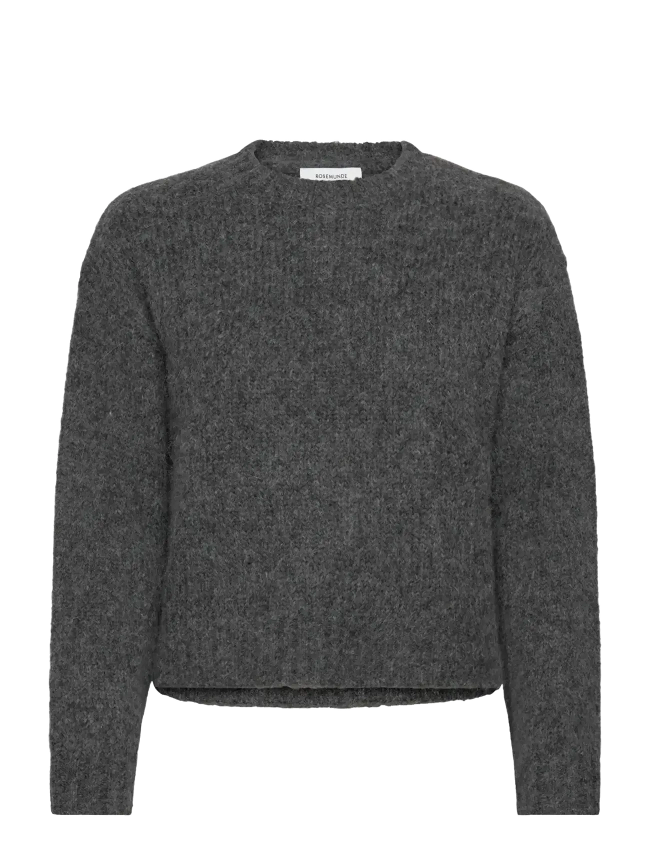 Rosemunde Kids RKTulip Wool Blend  LS Short O-neck - Rosemunde Kids - MEDIUM GREY MELANGE / grey