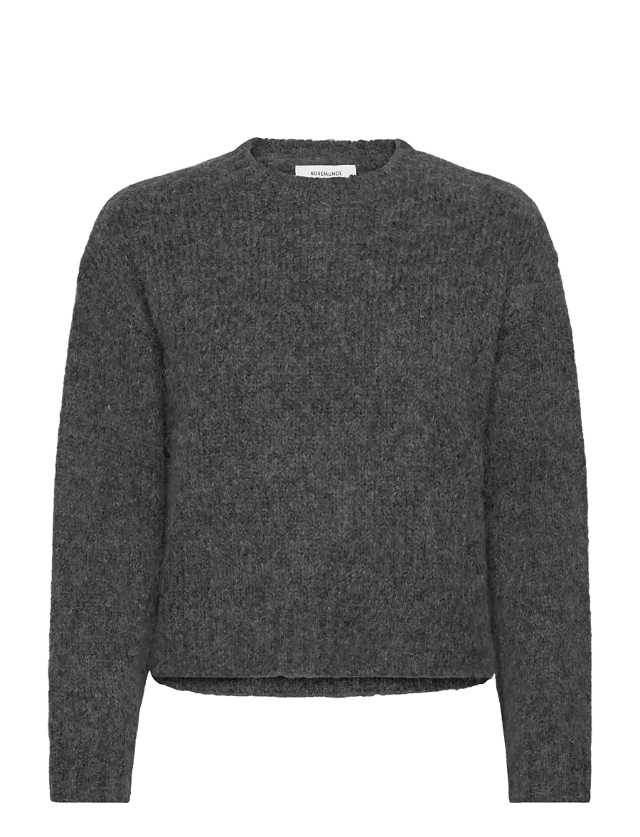 Rosemunde Kids - RKTulip Wool Blend LS Short O-neck - pullover - medium grey melange - 0