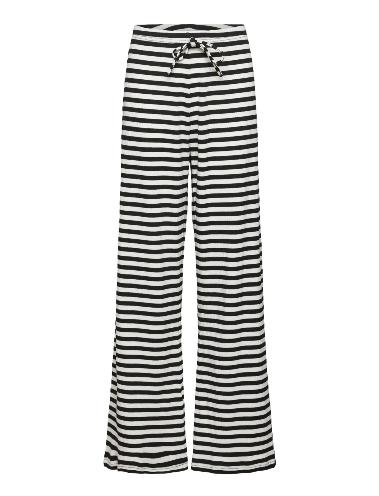 Rosemunde Kids RKIvanna MW Long Trousers - Kids 98-134 - BLACK WHITE STRIPE / black