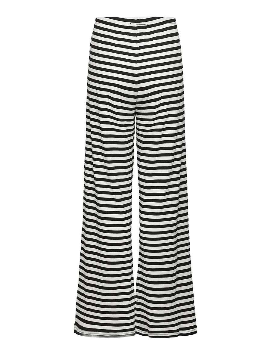 Rosemunde Kids - RKIvanna MW Long Trousers - trousers - black white stripe - 2