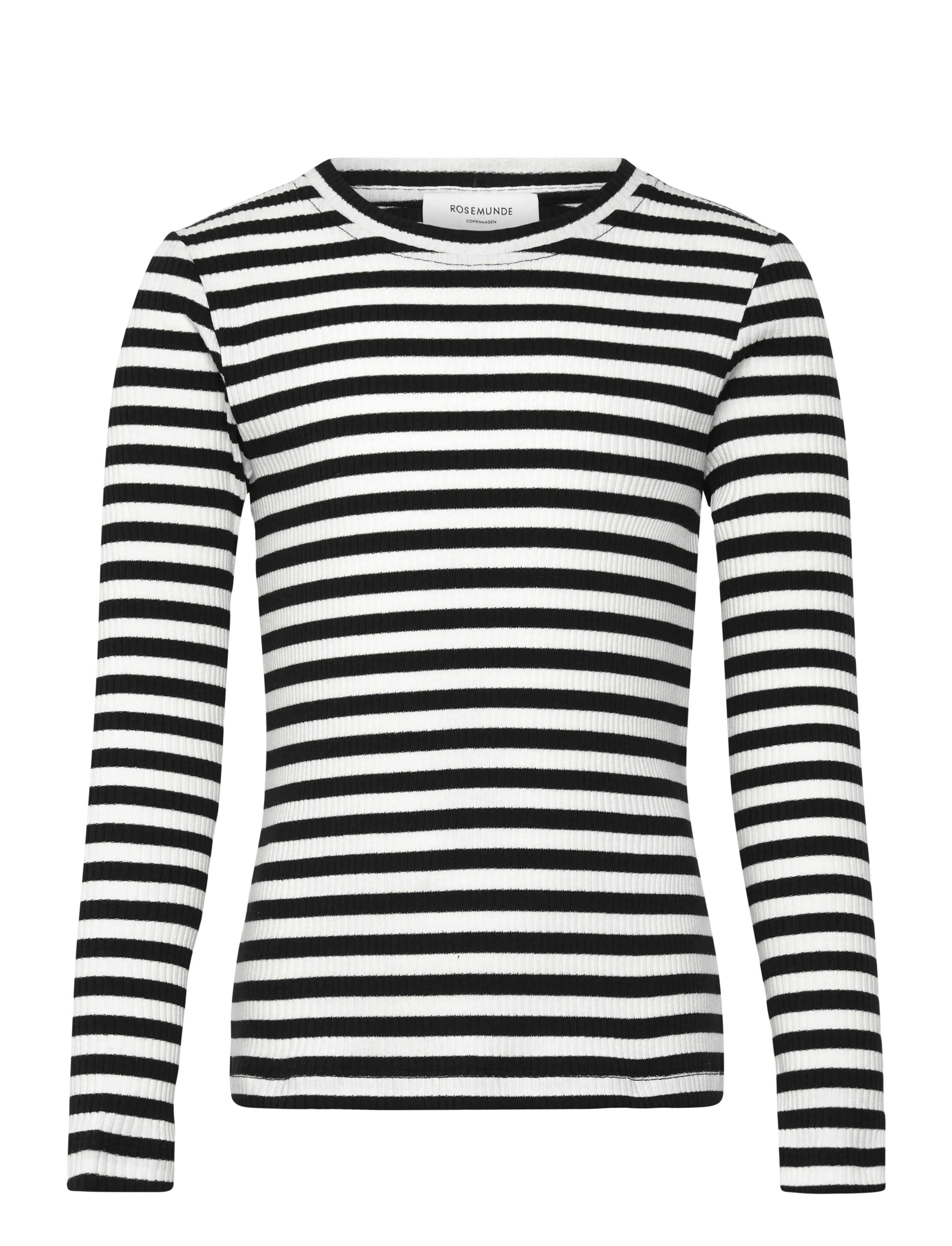 Rosemunde Kids RKIvanna LS T-shirt - Riided - BLACK WHITE STRIPE / black