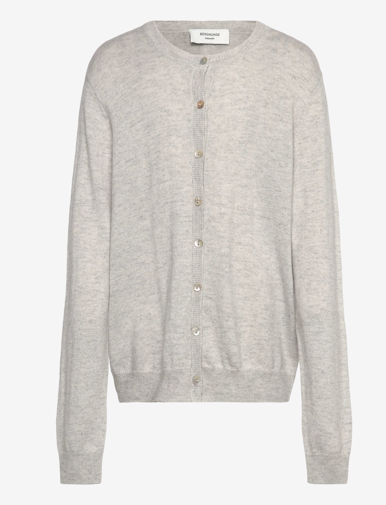 Rosemunde Kids - RKSofia Wool LS Short Cardigan - kardiganid - light grey melange - 0