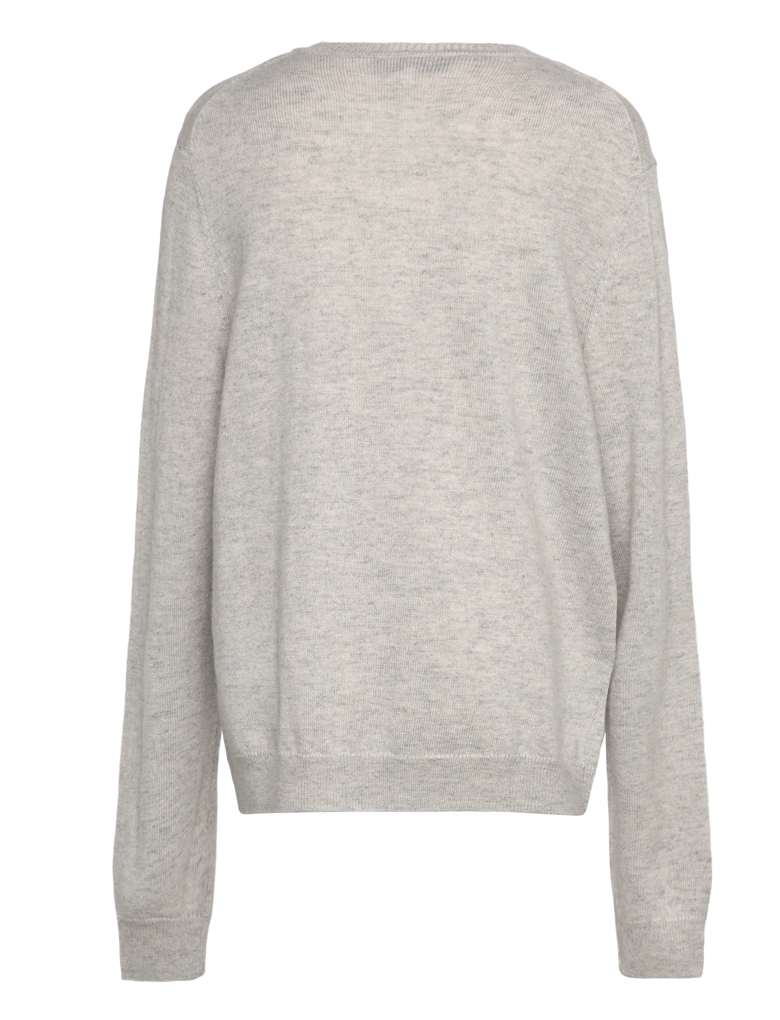 Rosemunde Kids - RKSofia Wool LS Short Cardigan - koftor - light grey melange - 1