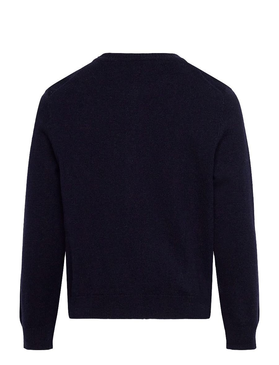 Rosemunde Kids - RKSofia Wool LS Short Cardigan - koftor - navy - 1