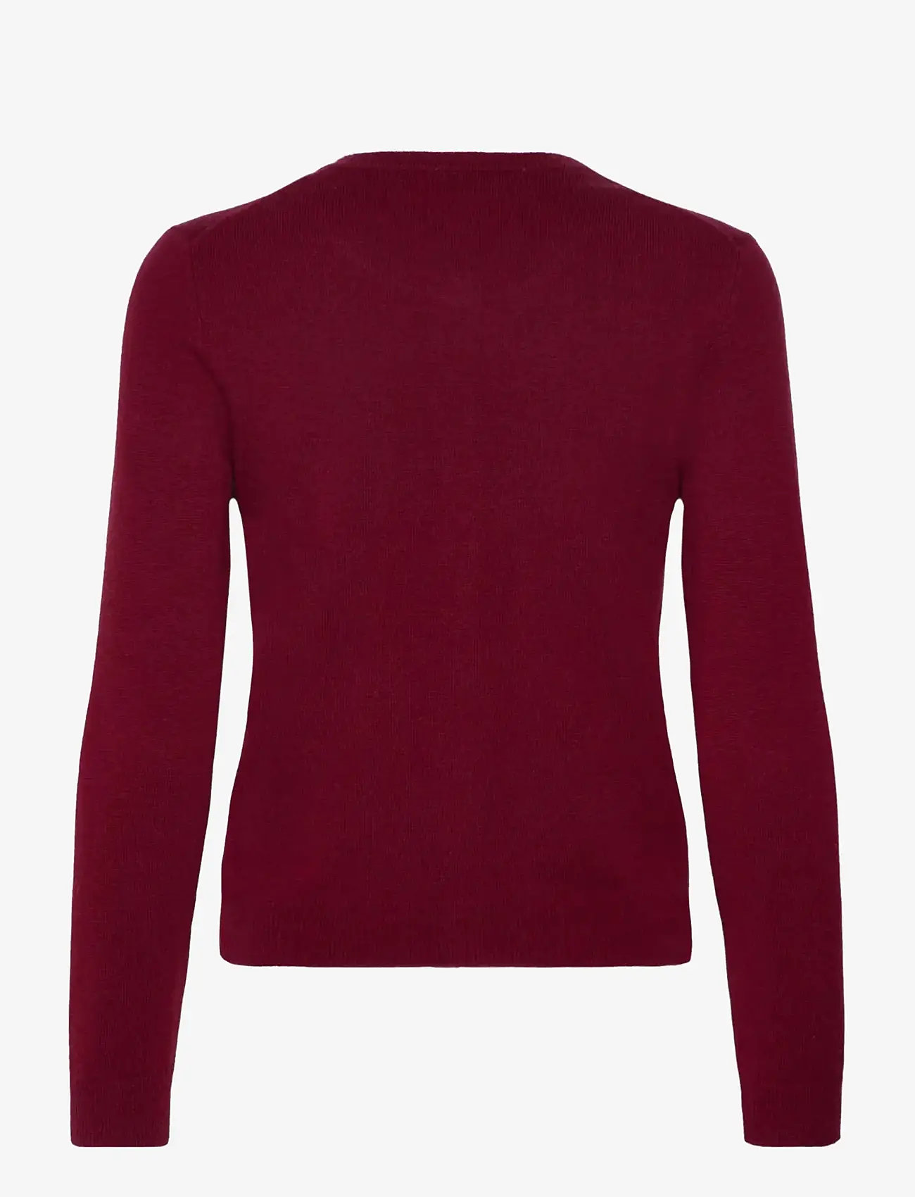 Rosemunde Kids - RKSofia Wool LS Short Cardigan - cardigans - zinfandel - 1
