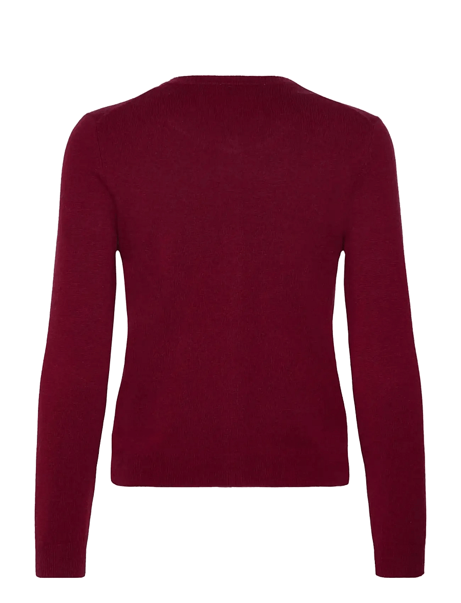 Rosemunde Kids - RKSofia Wool LS Short Cardigan - kardiganid - zinfandel - 1