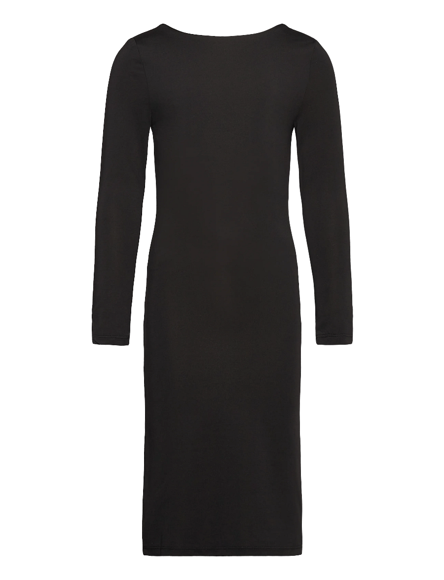 Rosemunde Kids - RKBillie LS Reversible Midi Dress - robes décontractées à manches longues - black - 0