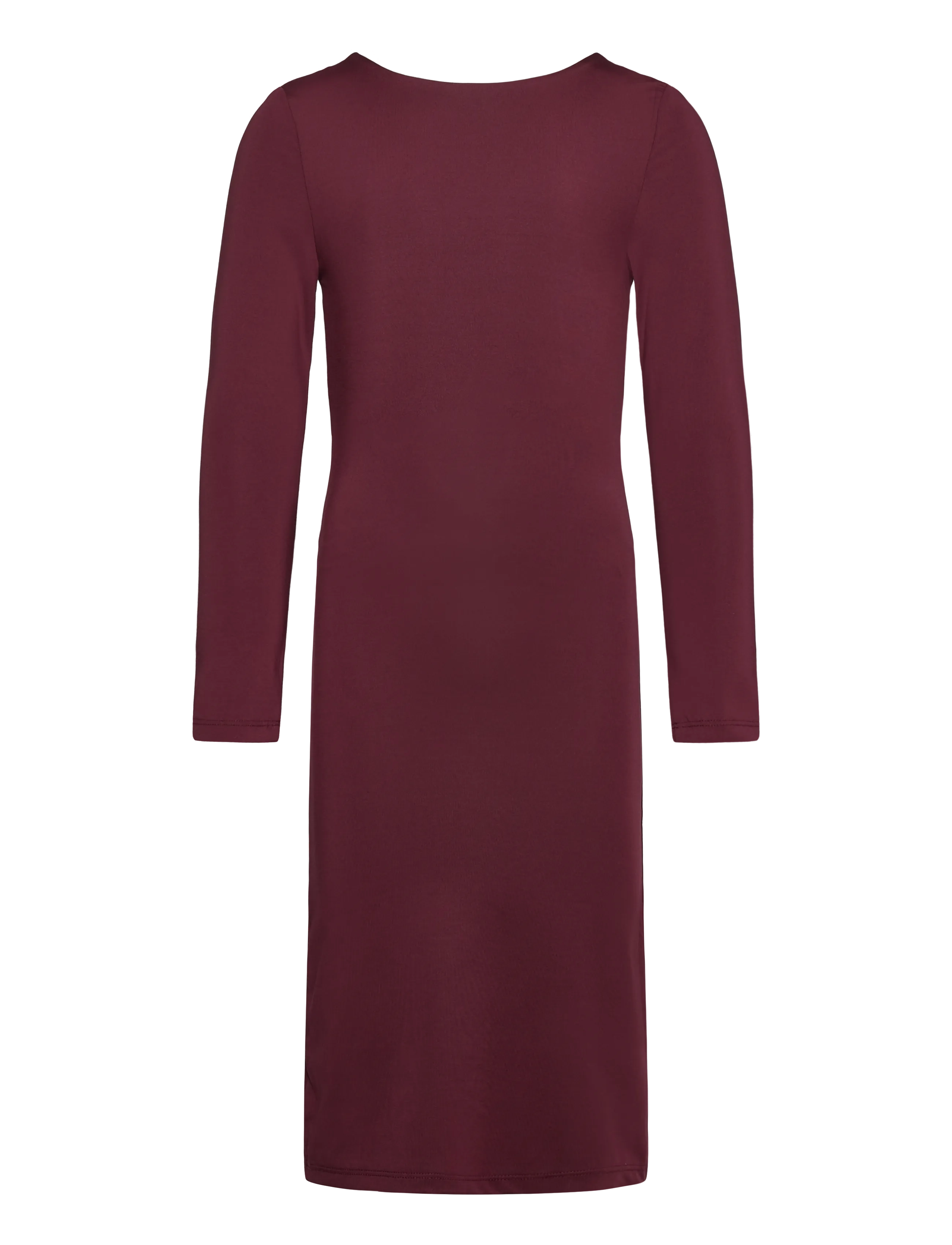 RKBillie LS Reversible Midi Dress - TAWNY PORT