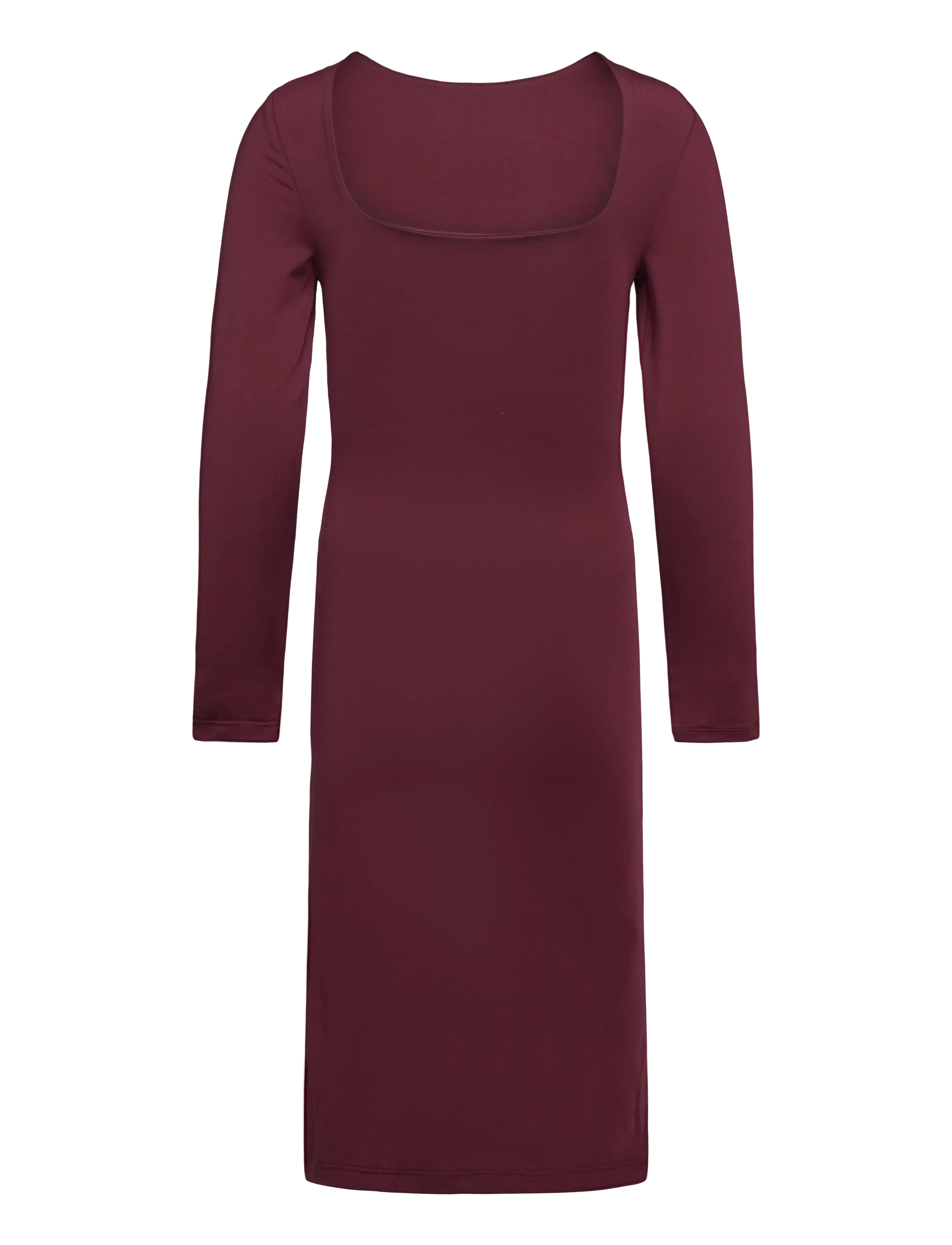 Rosemunde Kids - RKBillie LS Reversible Midi Dress - robes décontractées à manches longues - tawny port - 1