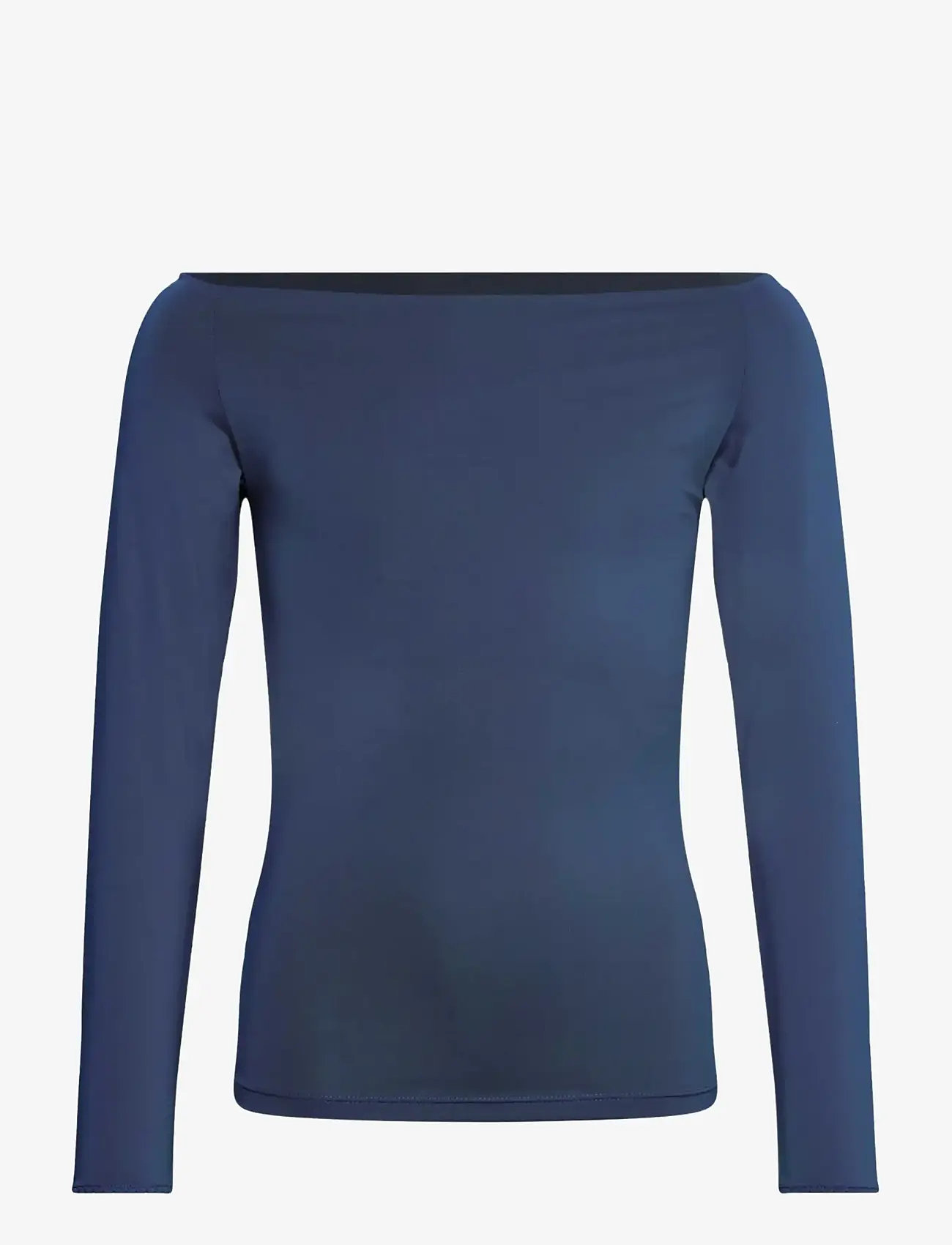 Rosemunde Kids - RKBillie LS Off Shoulder T-shirt - langærmede toppe - ensign blue - 0