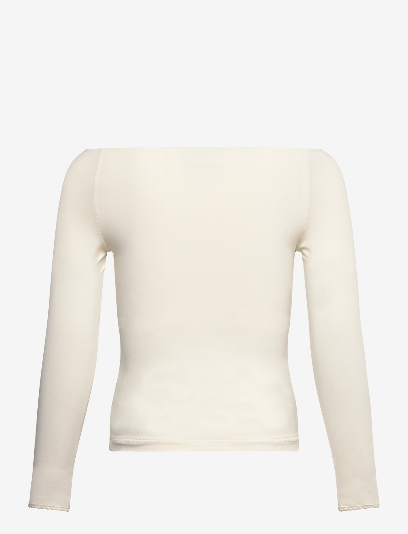 Rosemunde Kids - RKBillie LS Off Shoulder T-shirt - långärmade toppar - ivory - 1