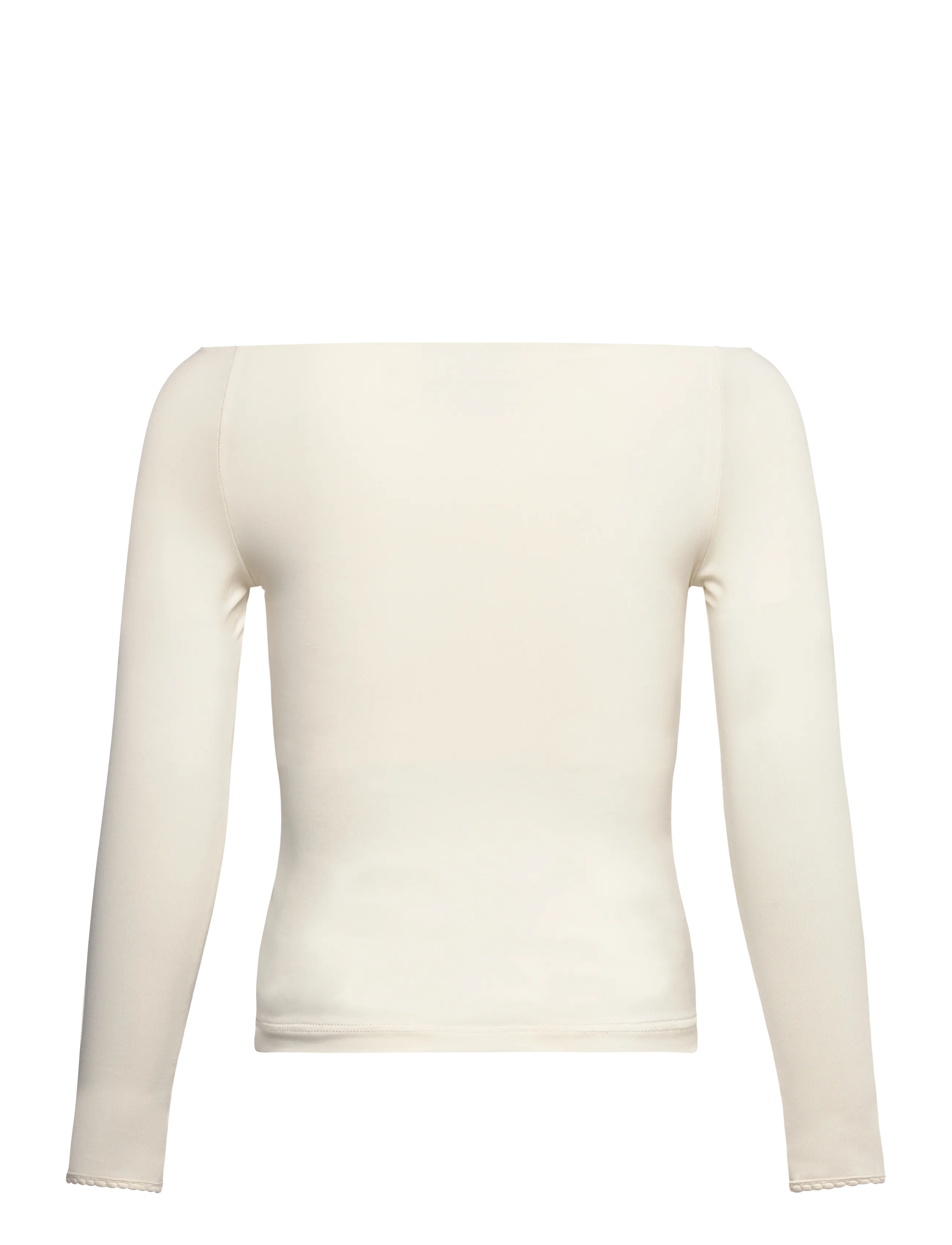 Rosemunde Kids - RKBillie LS Off Shoulder T-shirt - langærmede toppe - ivory - 1