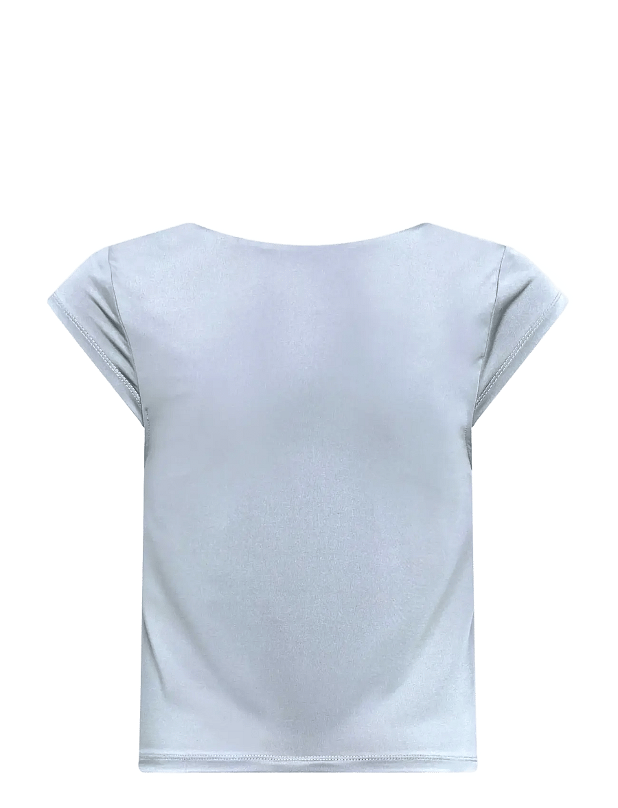 Rosemunde Kids - RKBillie Reversible Capsleeves Shor - short-sleeved t-shirts - nantucket blue - 1