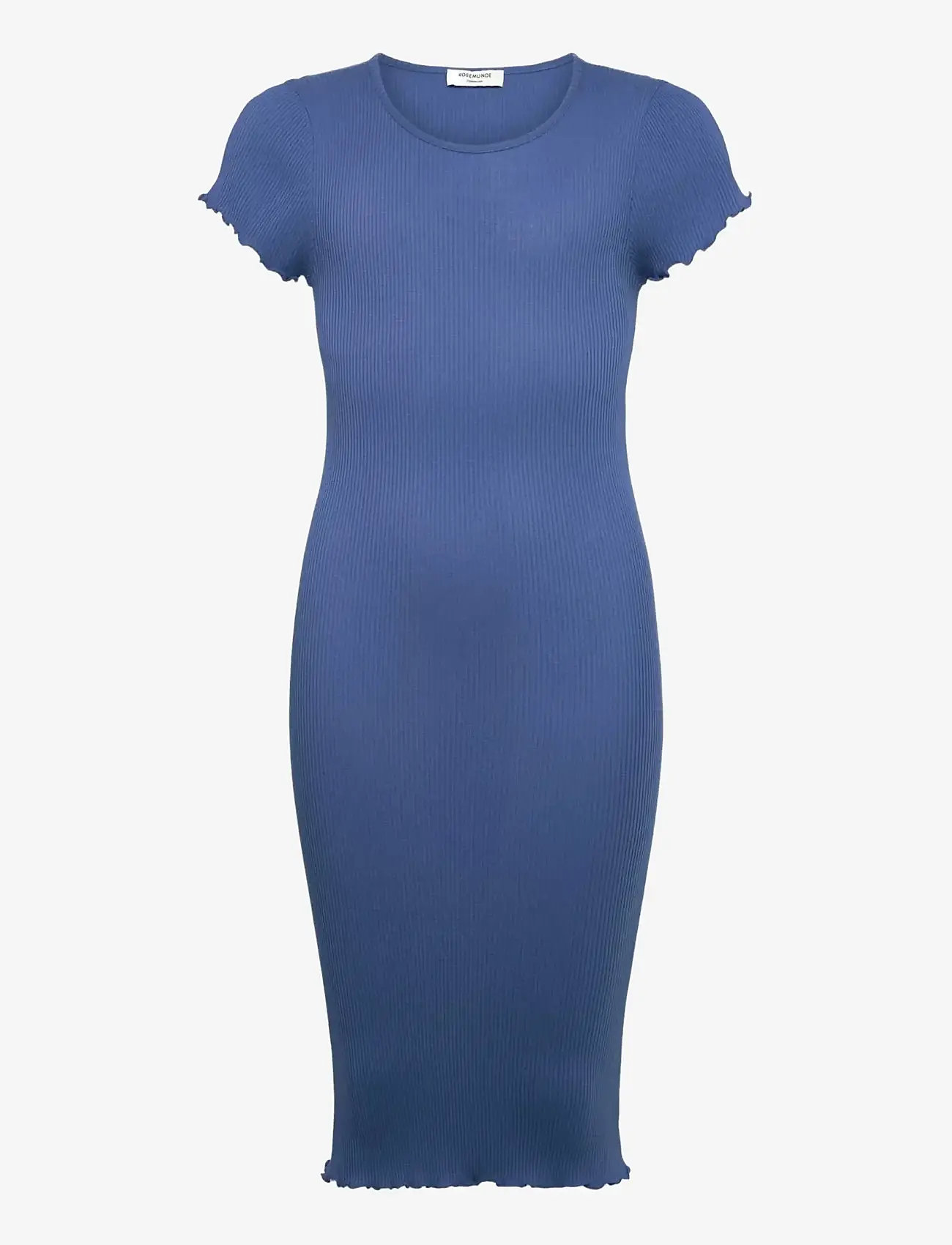Rosemunde Kids - RKBalta Modal SS Midi Dress - kortærmede hverdagskjoler - dutch blue - 1