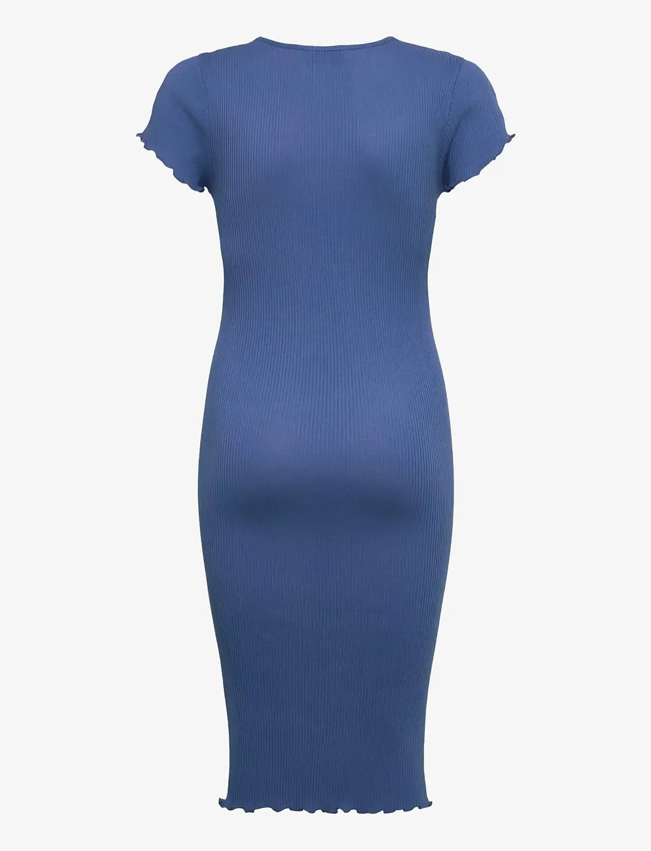 Rosemunde Kids - RKBalta Modal SS Midi Dress - kortærmede hverdagskjoler - dutch blue - 2