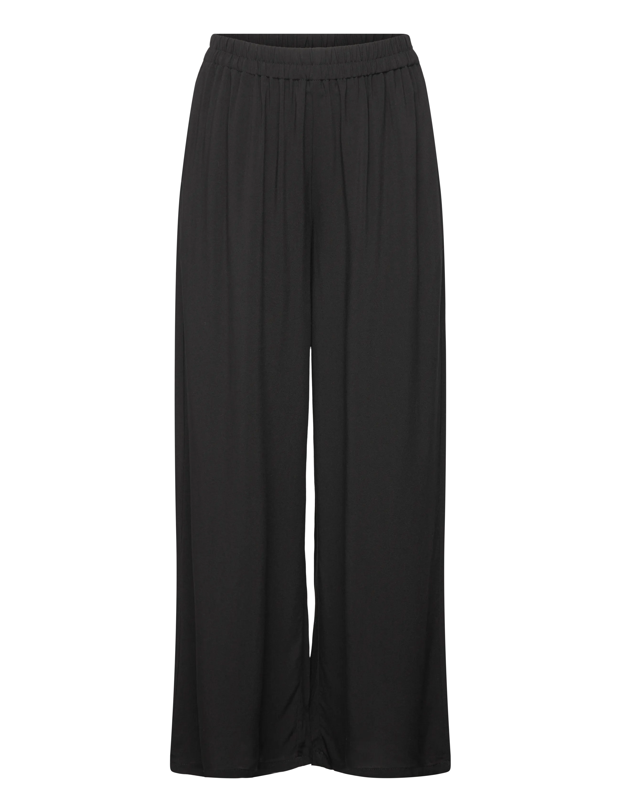 Rosemunde Kids RKElif MW Wide Trousers - Bukser - BLACK / black