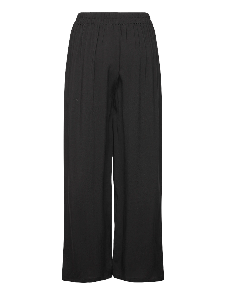 Rosemunde Kids - RKElif MW Wide Trousers - trousers - black - 1