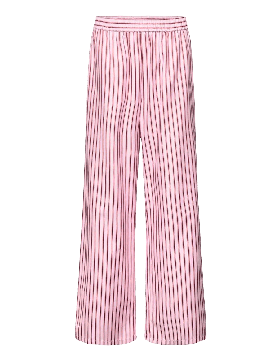 Rosemunde Kids - RKUlla MW Trousers - byxor - pink stripe - 1