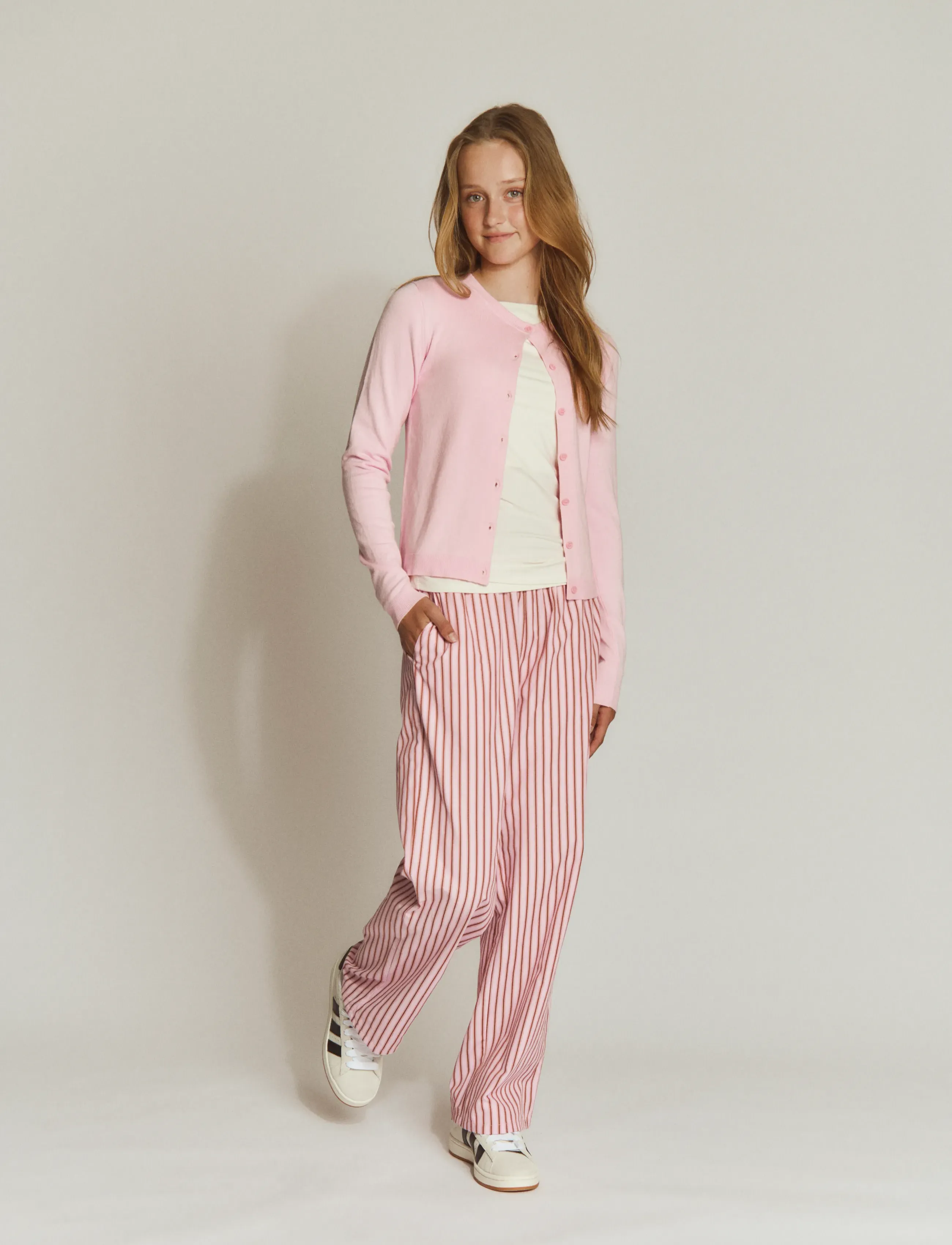 Rosemunde Kids - RKUlla MW Trousers - bukser - pink stripe - 3